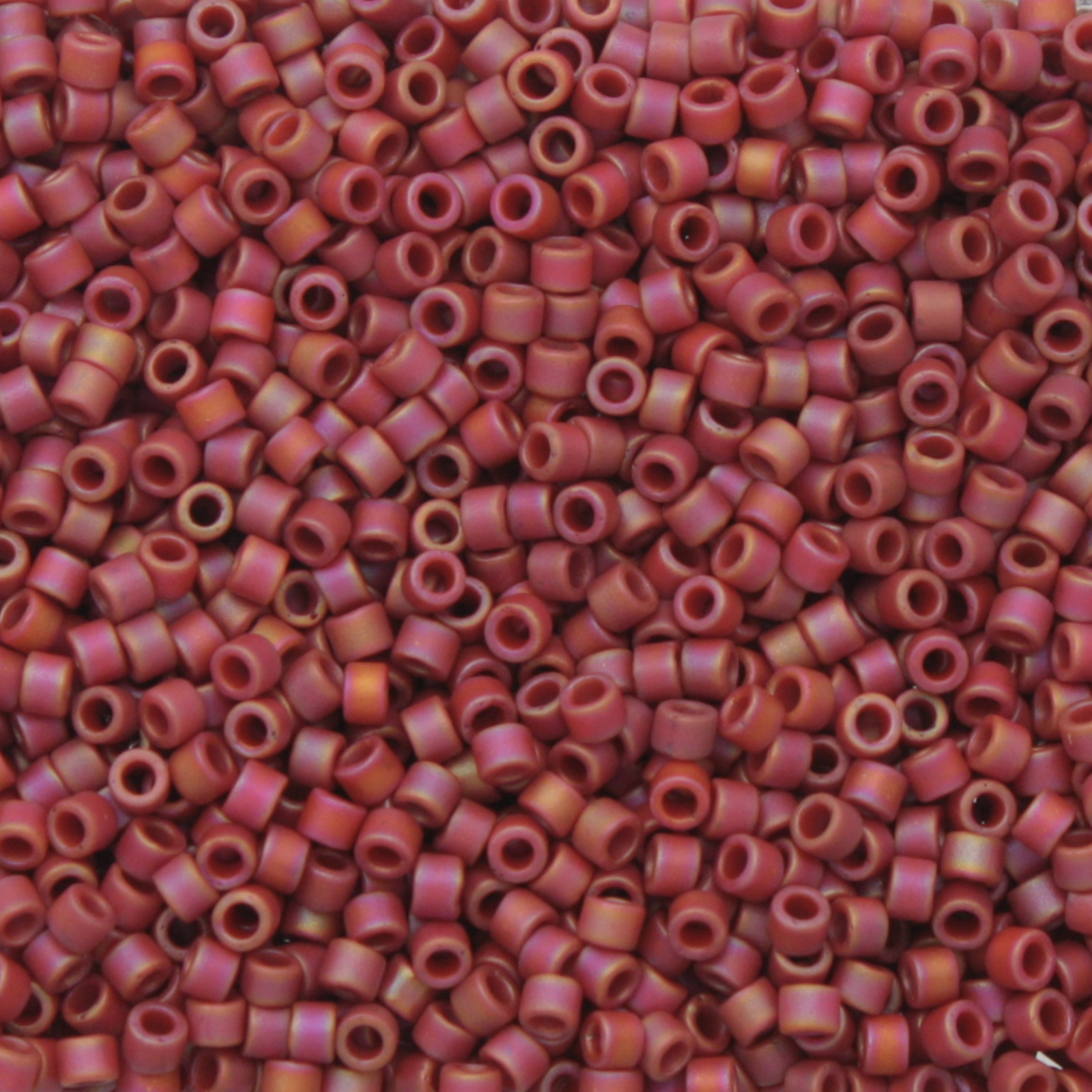 miyuki delica 11/0 - opaque glazed carnelian matte ab | 8gr