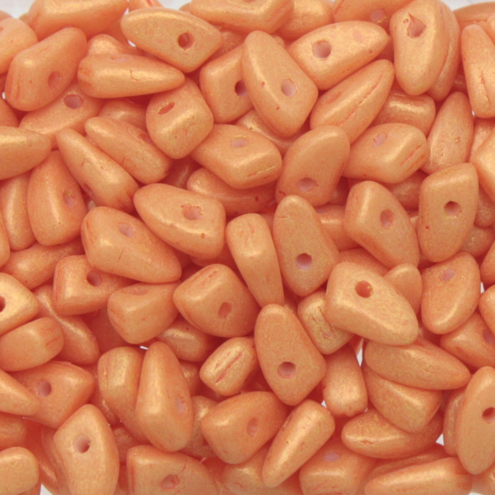 prong glasperlen - pacifica tangerine - 6x3mm | 5gr