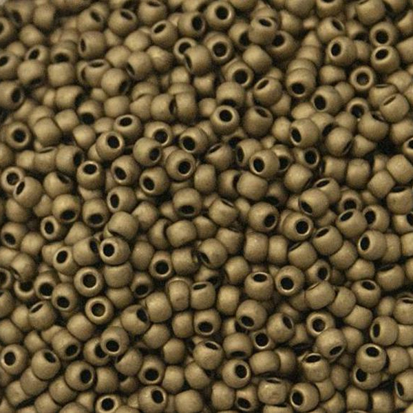 saatperlen toho 11/0 matte color dark copper (702) | 10gr