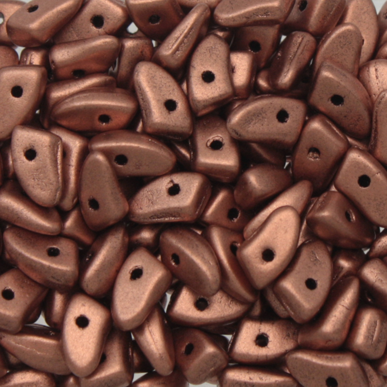 prong glasperlen - crystal bronze copper - 6x3mm | 5gr