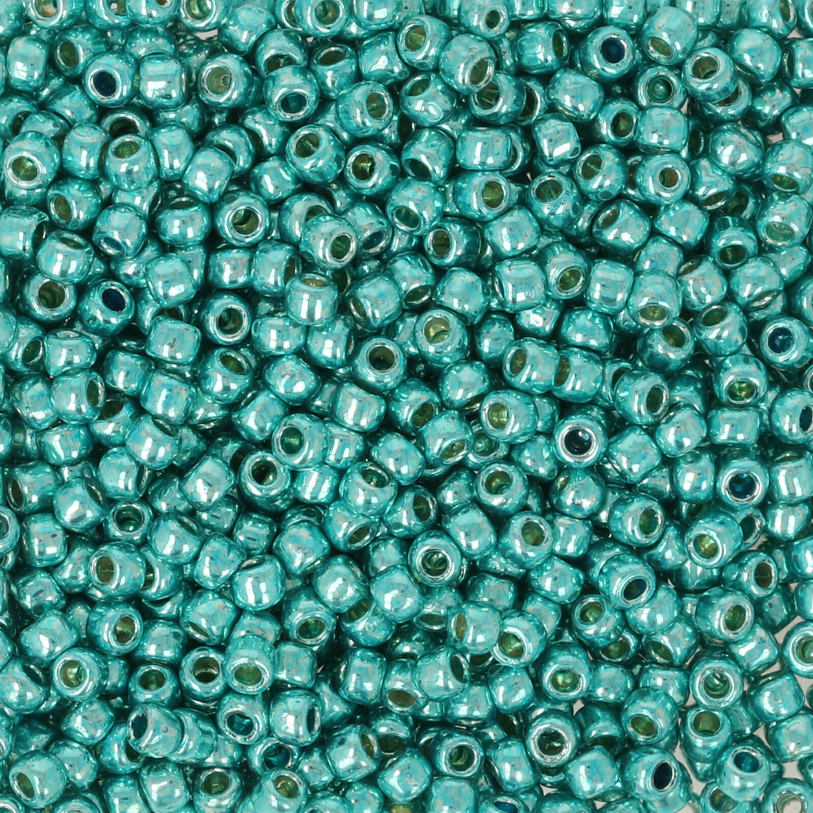 rocaille toho seed beads 11/0 - permanent finish galvanized teal (pf569) | 10gr