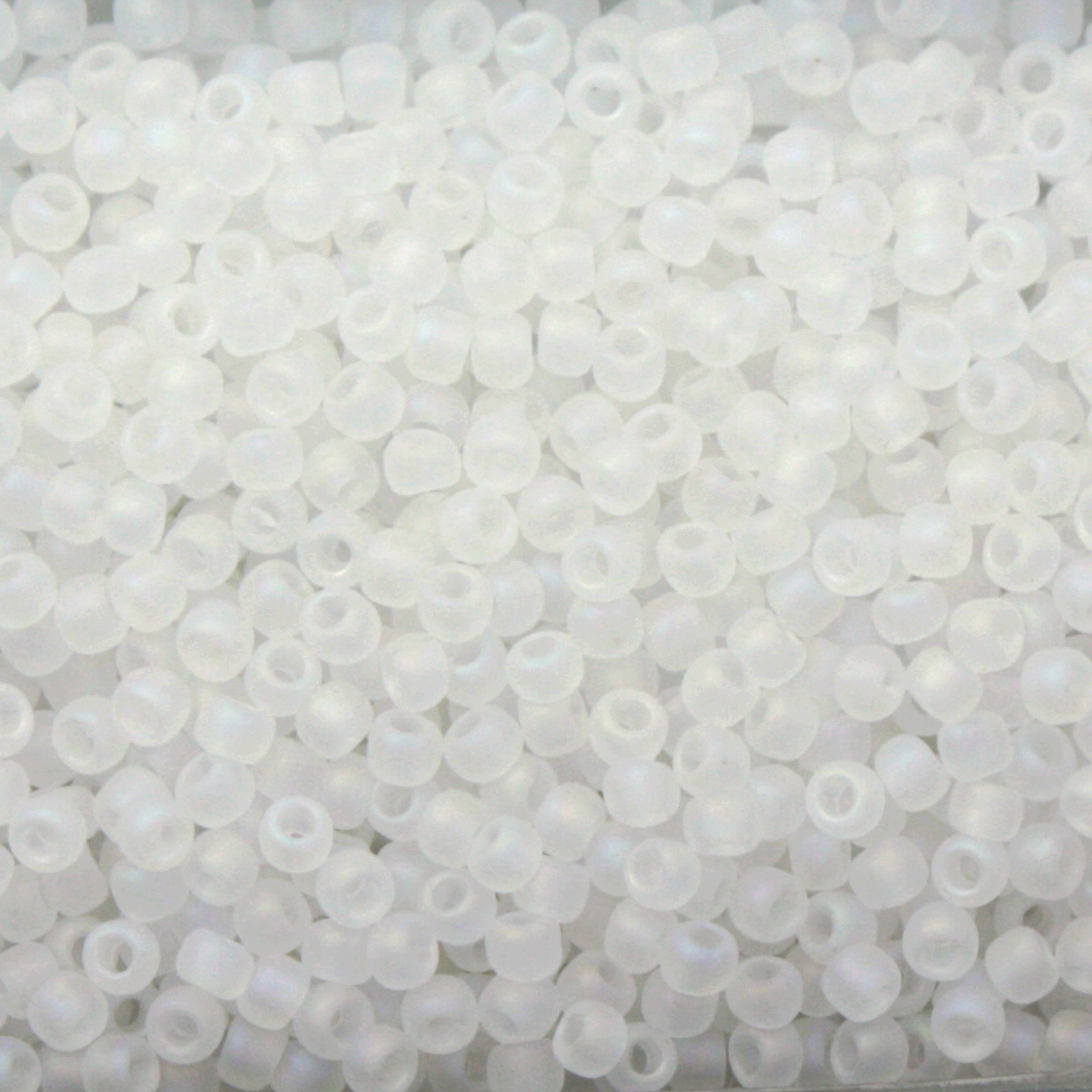 rocaille toho seed beads 11/0 - transparent rainbow frosted crystal (161f) | 10gr