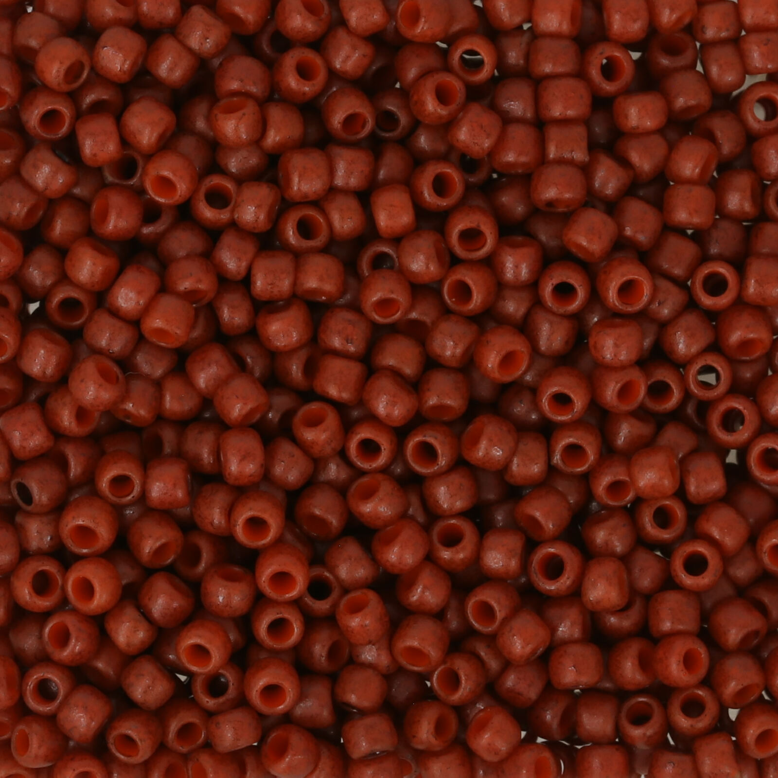 rocaille toho seed beads 11/0 - semi glazed burnt orange (2610f) | 10gr