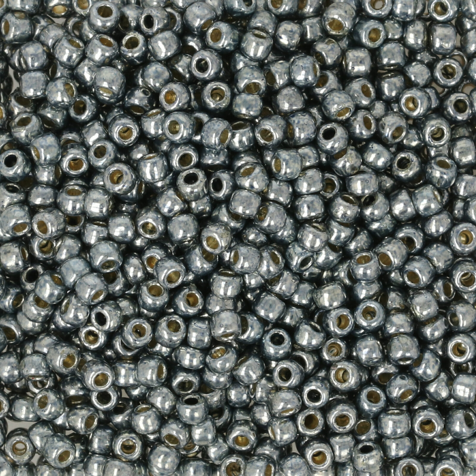 rocaille toho seed beads 11/0 - permanent finish galvanized blue slate (pf565) | 10gr