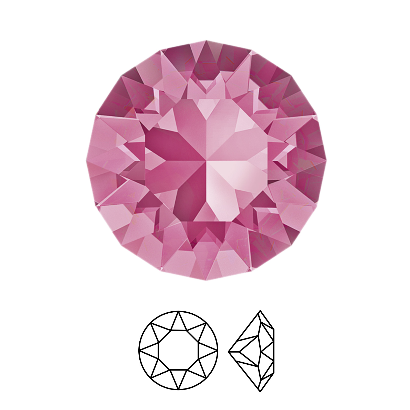 chaton (1088) rose ss39 (8,16-8,41mm) | 4st