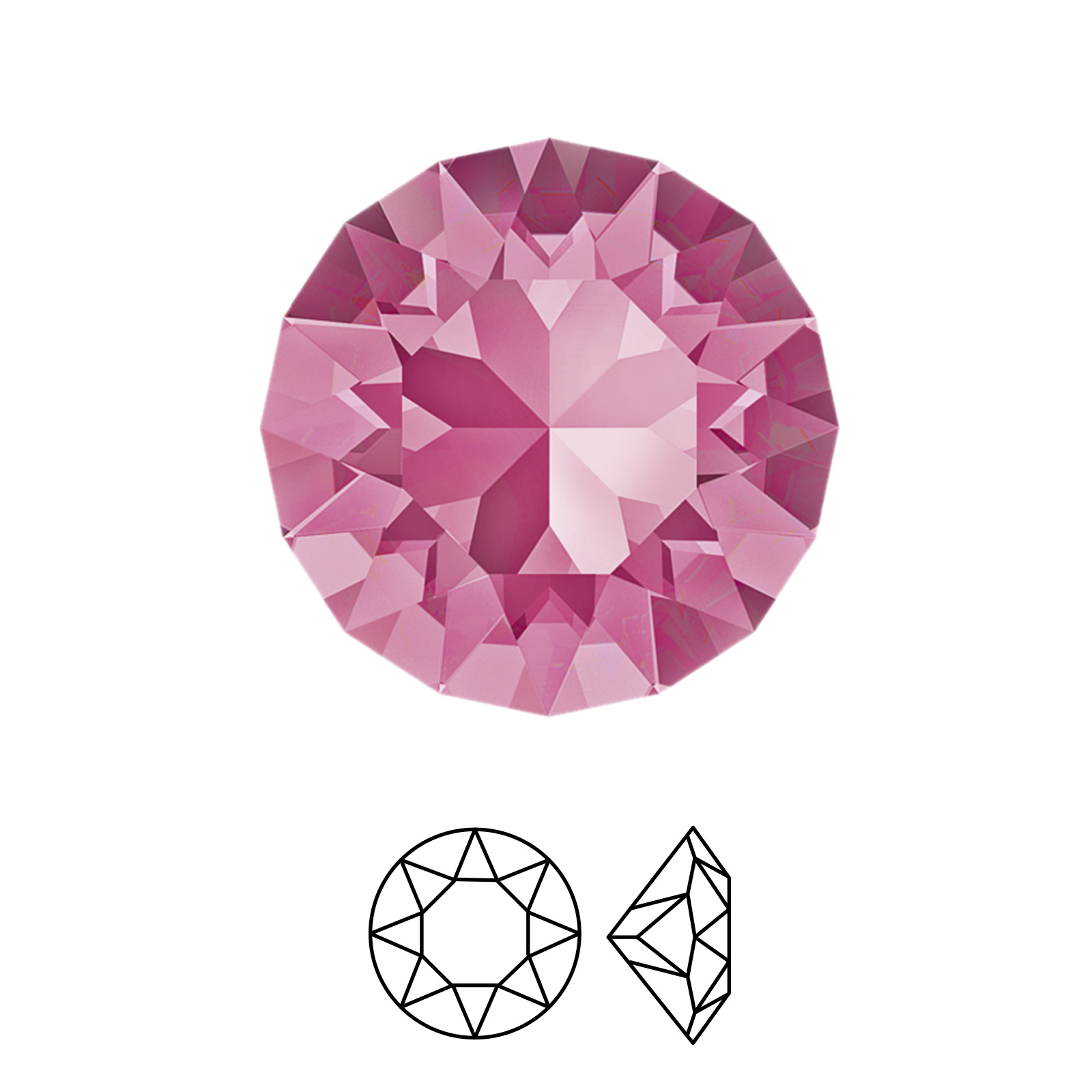 chaton (1088) rose ss29 (6,14-6,32mm) | 10pc