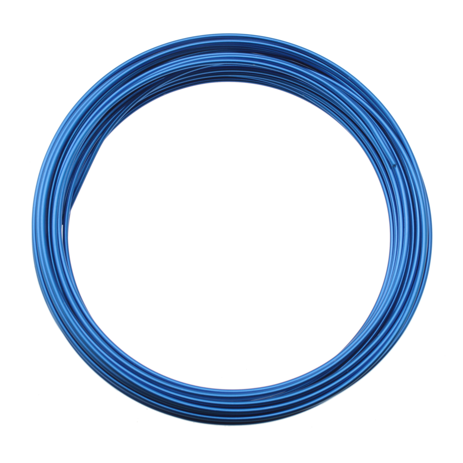 blue aluminum wire - diameter 2mm - 12mt spool | 1pc