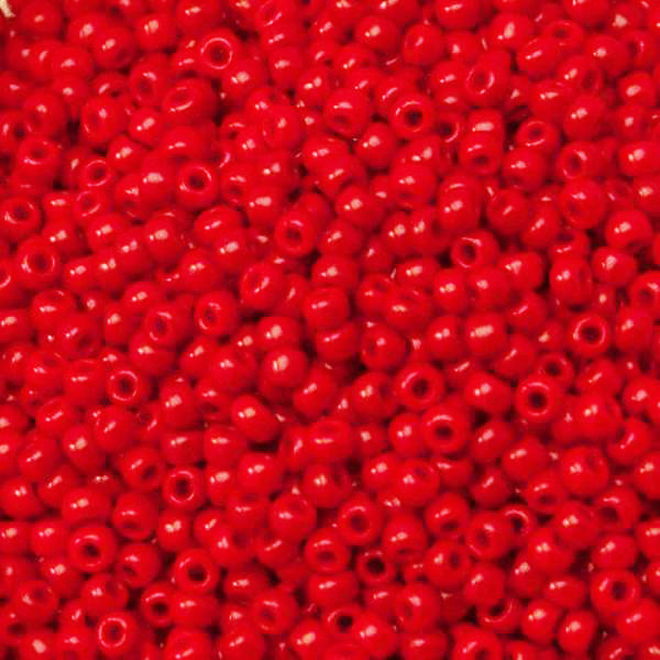 rocaille toho seed beads 11/0 - opaque cherry (45a) | 10gr