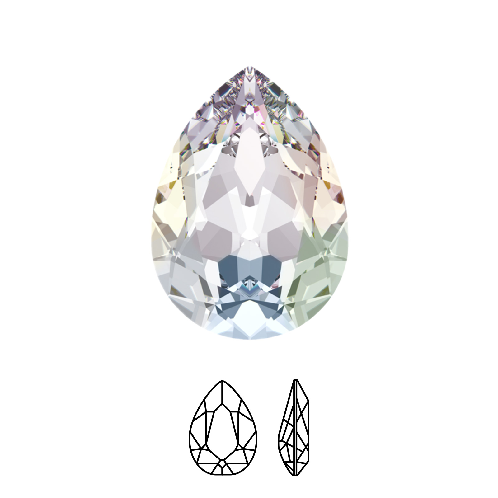 birne (4320) crystal ab 14x10mm | 1st