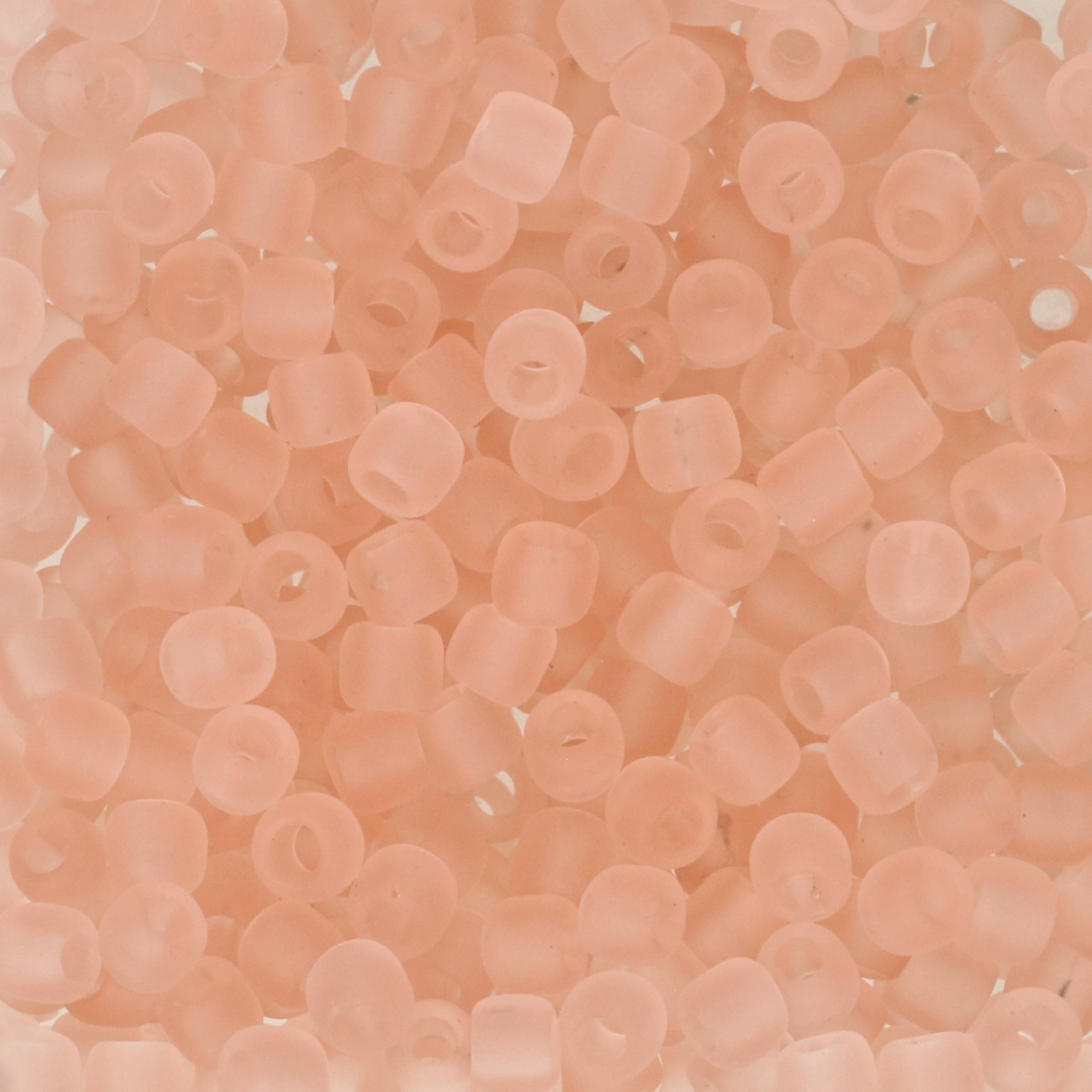 rocaille toho seed beads 8/0 - transparent frosted rosaline (11f) | 10gr