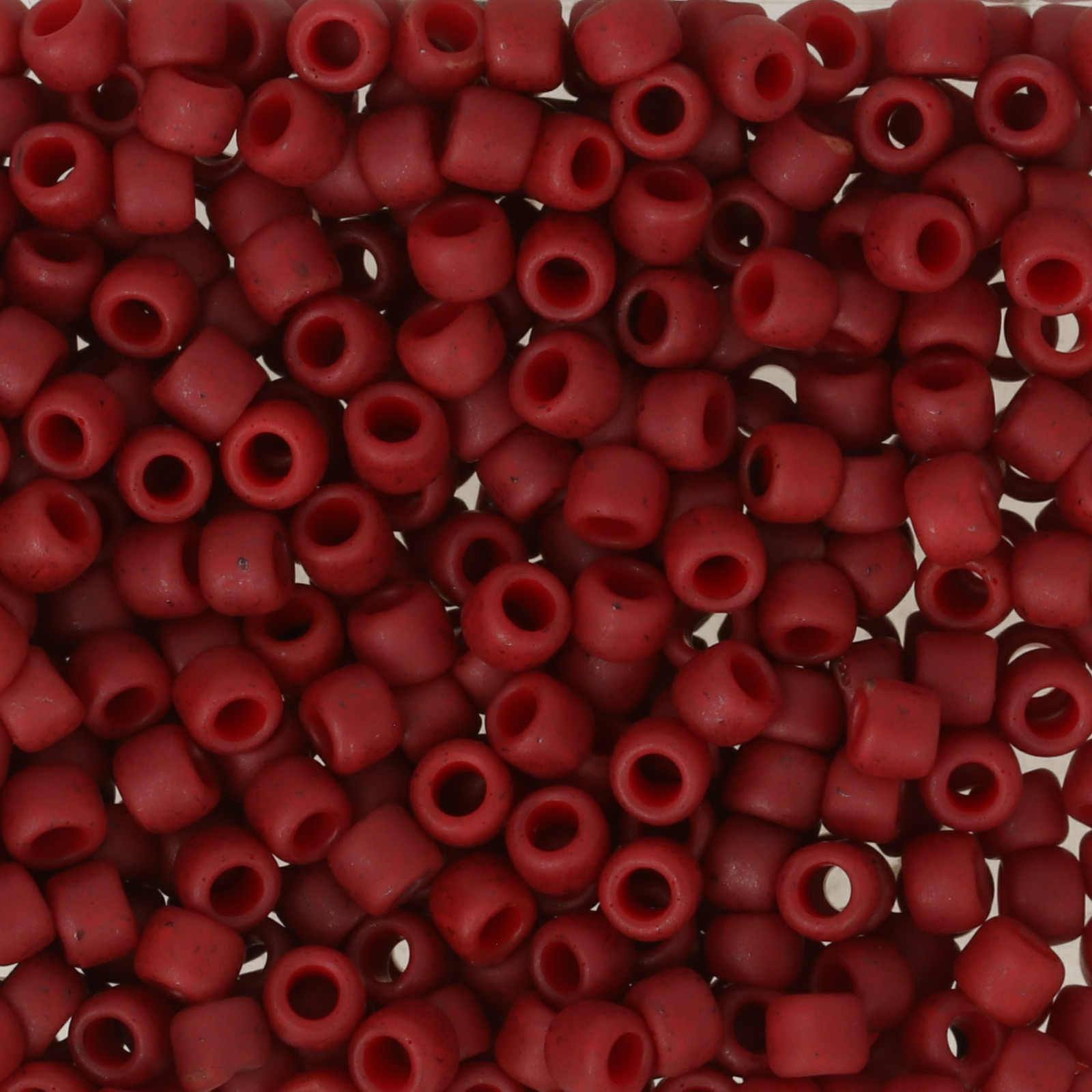 saatperlen toho 8/0 semi glazed dark red (2609f) | 10gr
