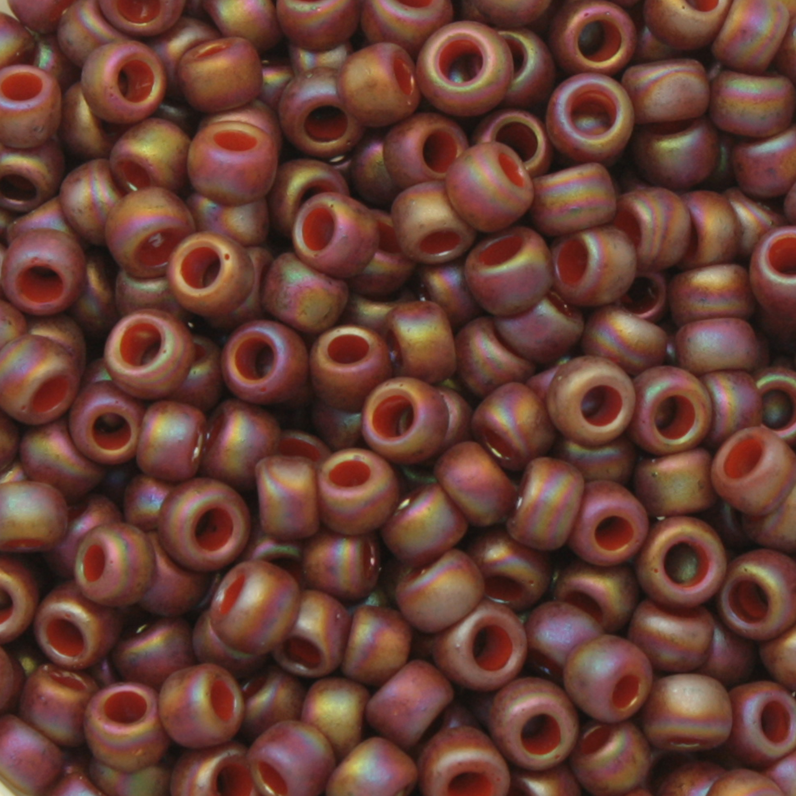 saatperlen toho 8/0 semi glazed rainbow burnt orange (2640f) | 10gr