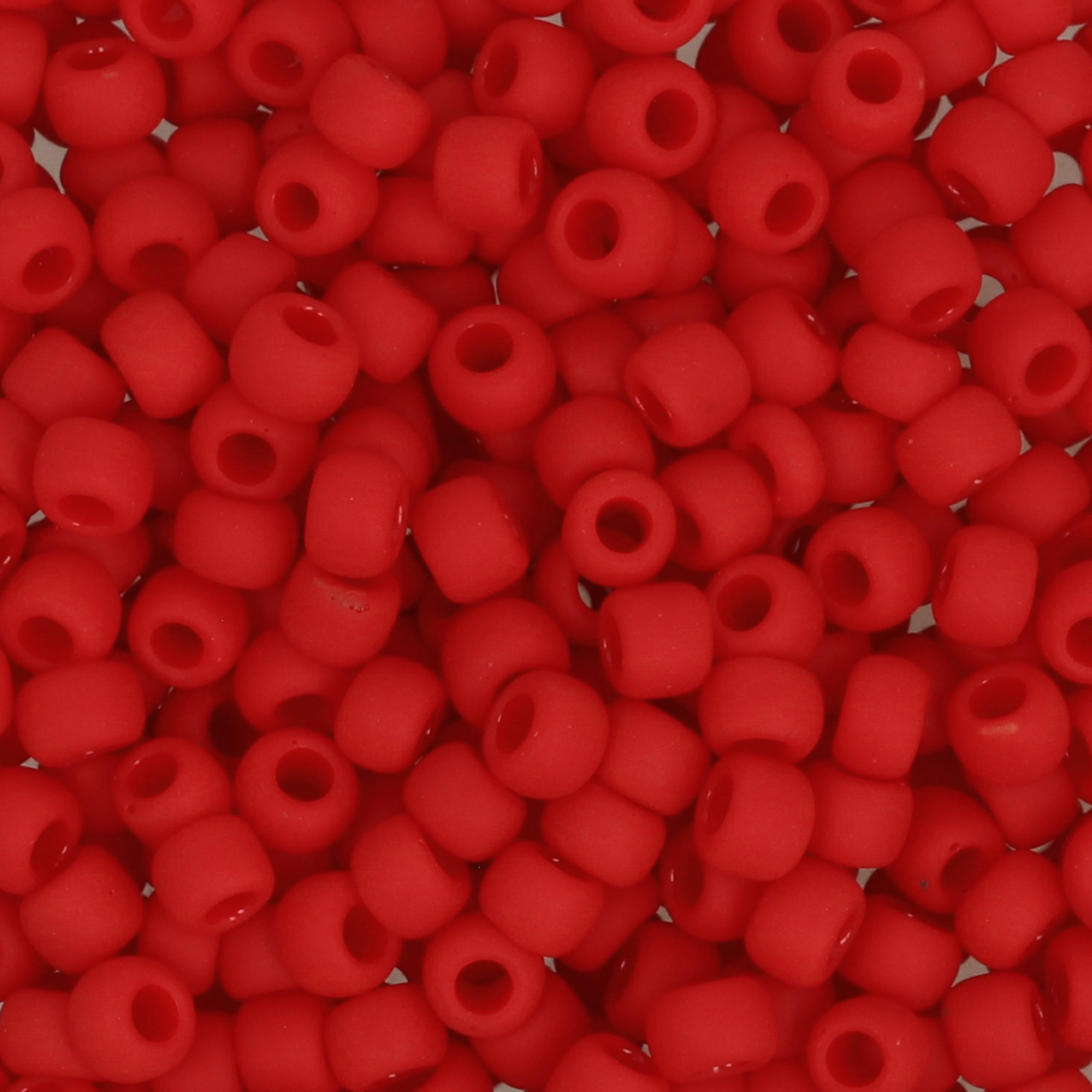 saatperlen toho 8/0 opaque frosted pepper red (45f) | 10gr