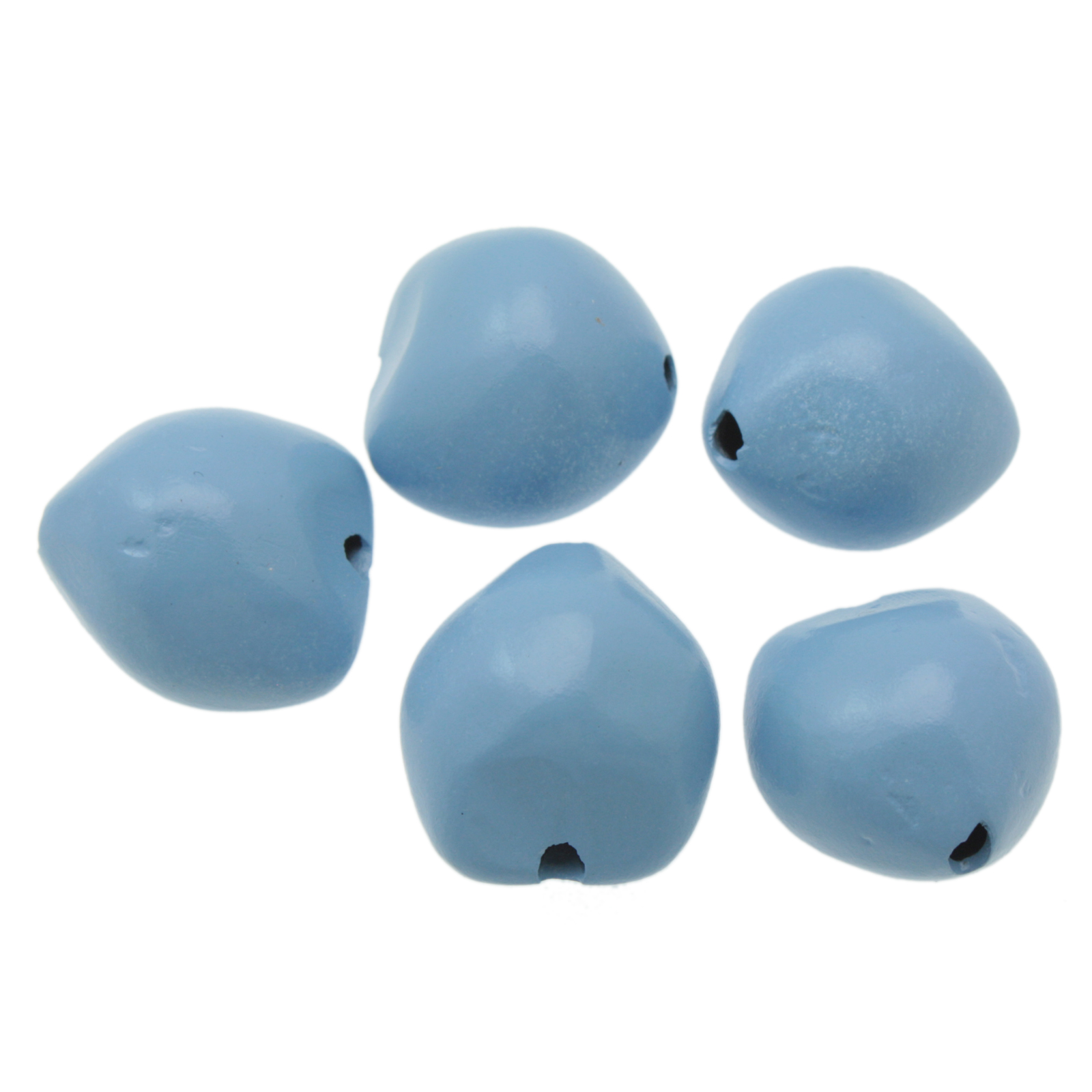 dyed kukuy nuts - sky blue - 25mm | 4pc