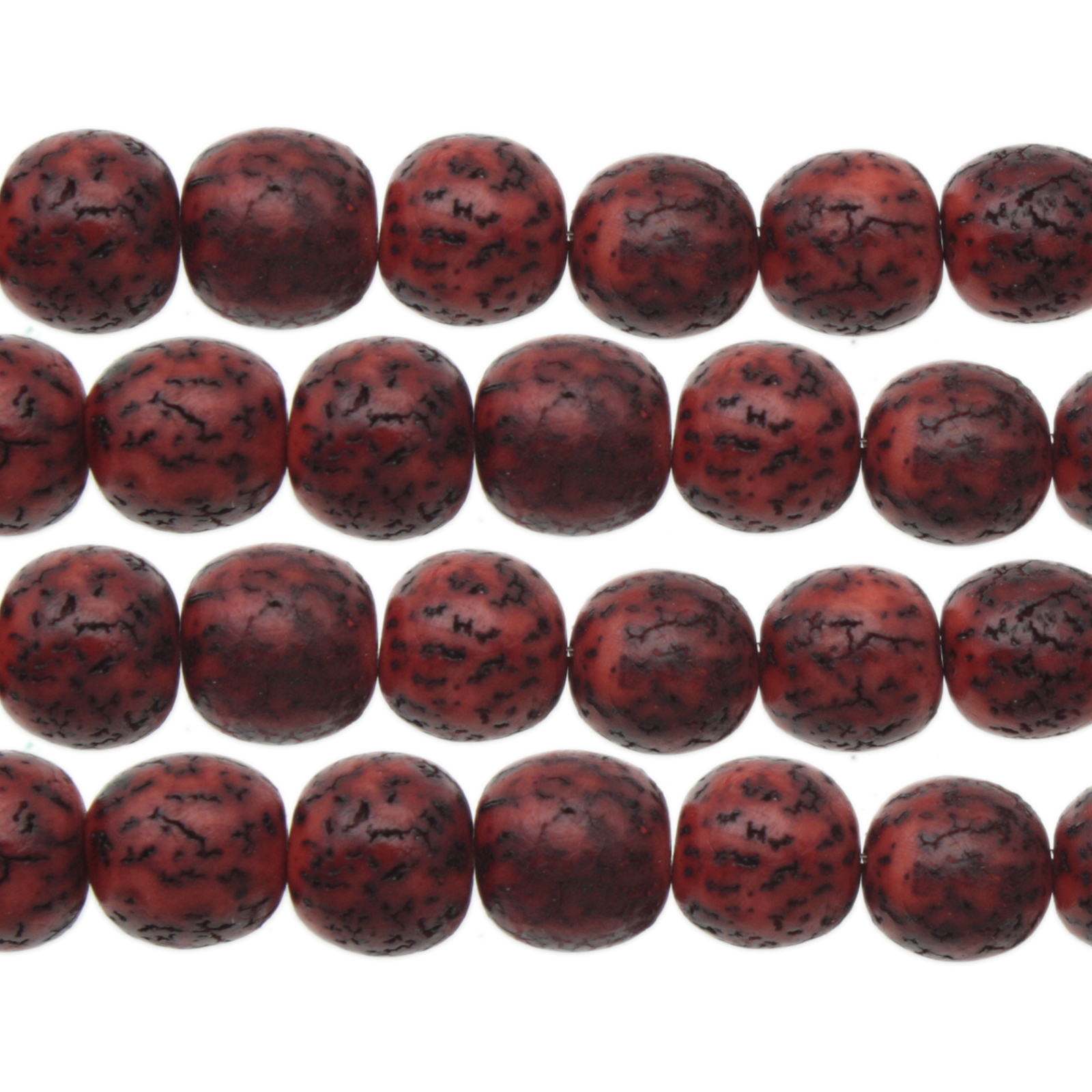 samenholz salwag dyed rot 10mm | strang 40cm
