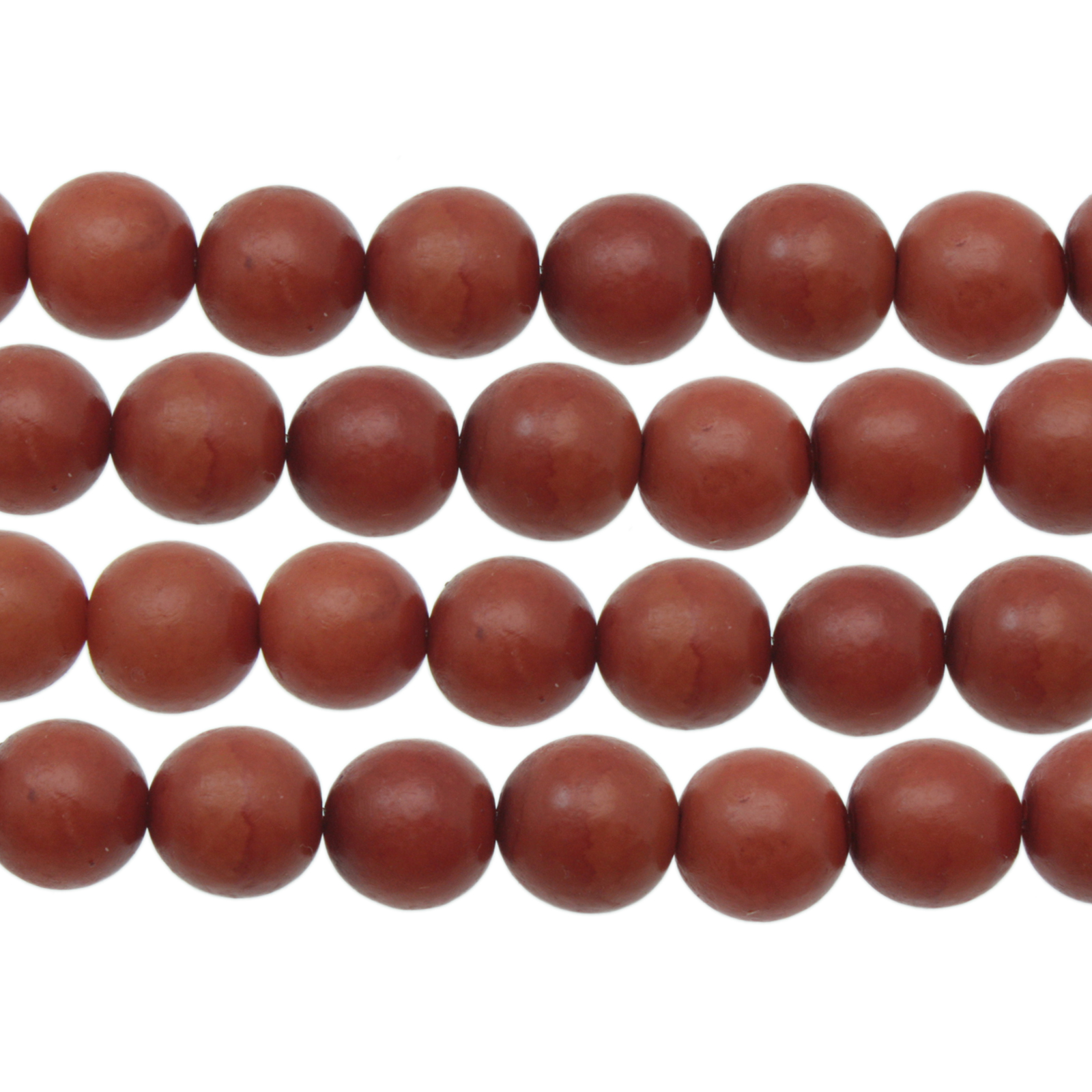 samenholz buri dyed braun klar 10mm | strang 40cm