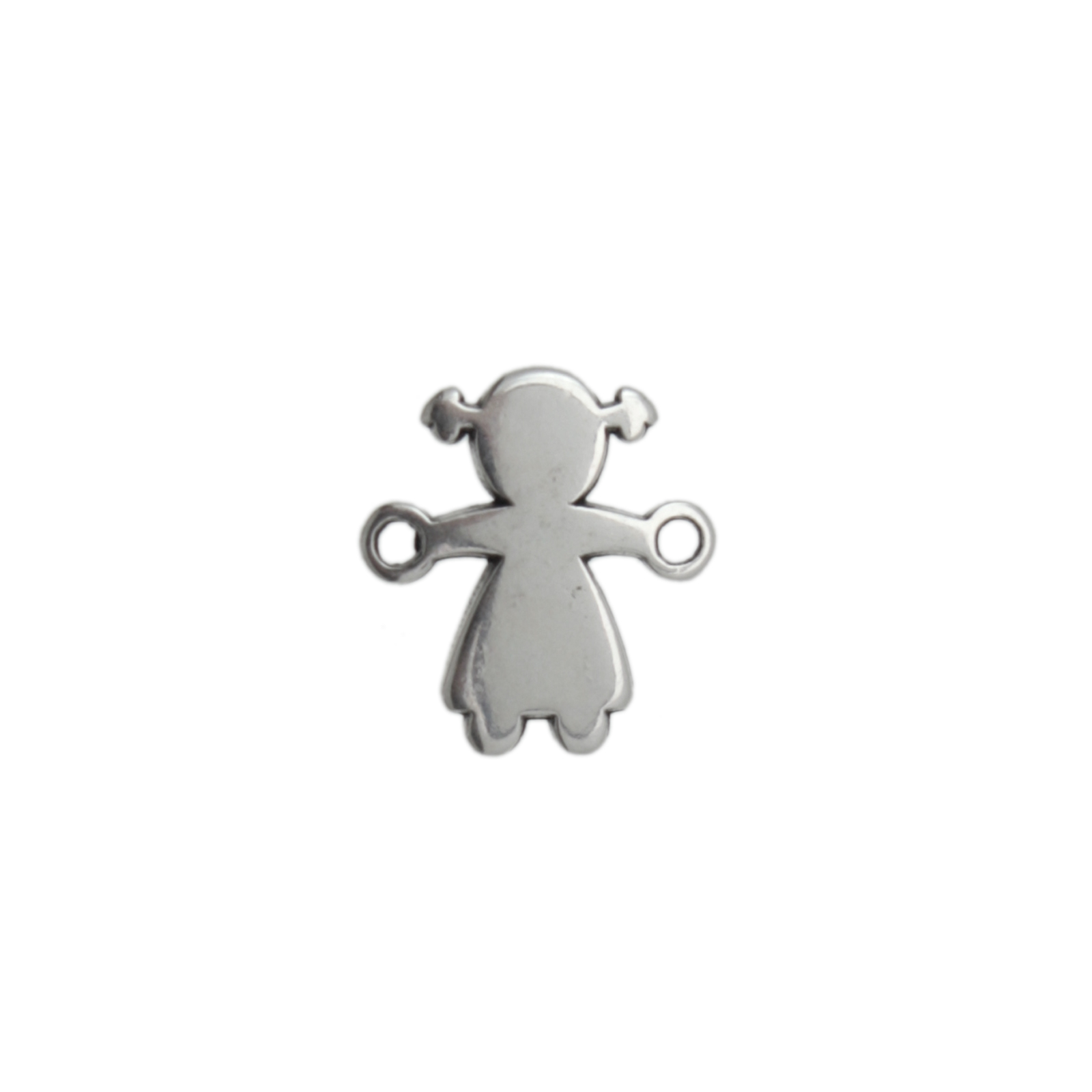 zwischenteil antik versilbert kind 15x10mm | 4st