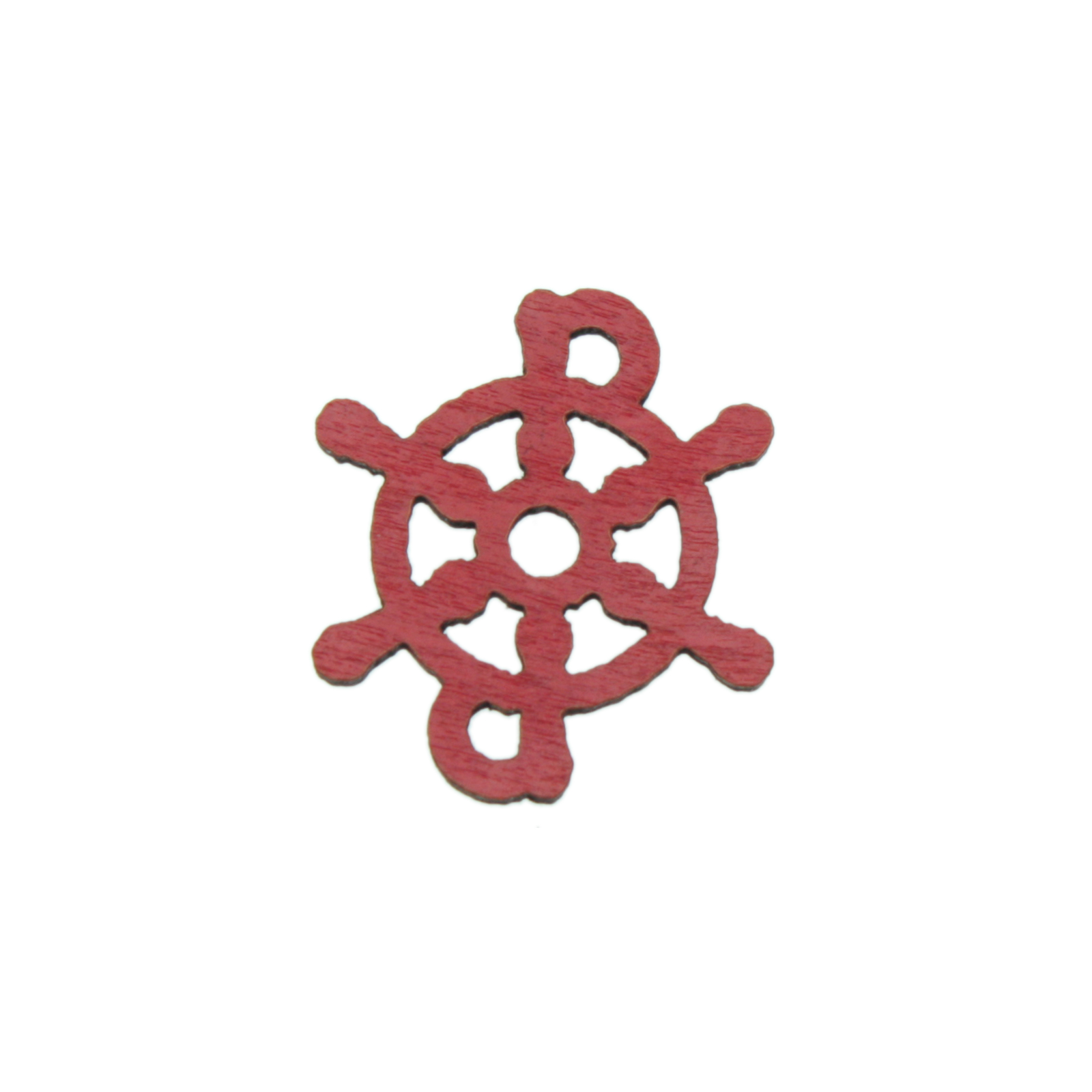 wooden link - red - helm 24mm | 1pc