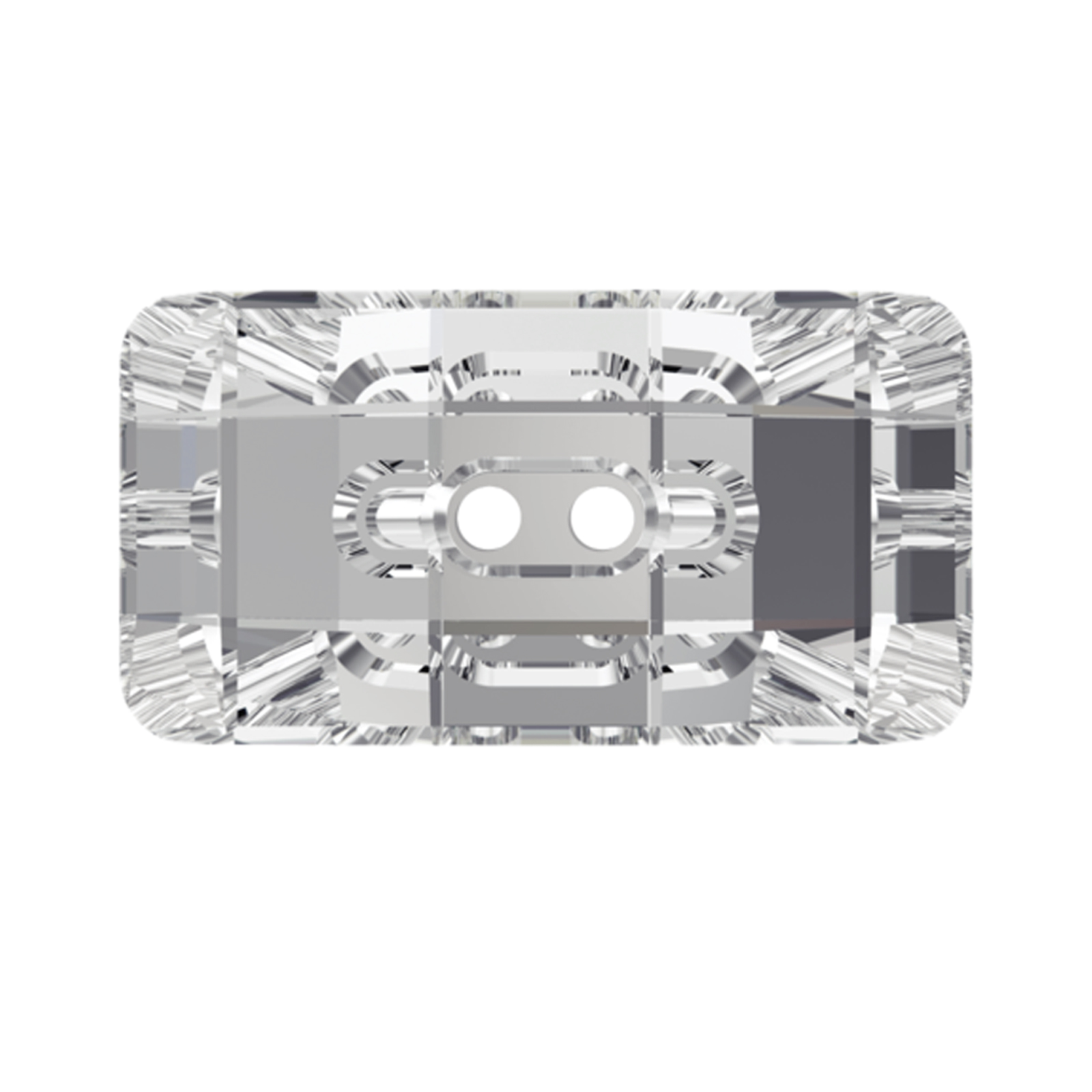rectangle button (3093) crystal 21x11mm | 1pc