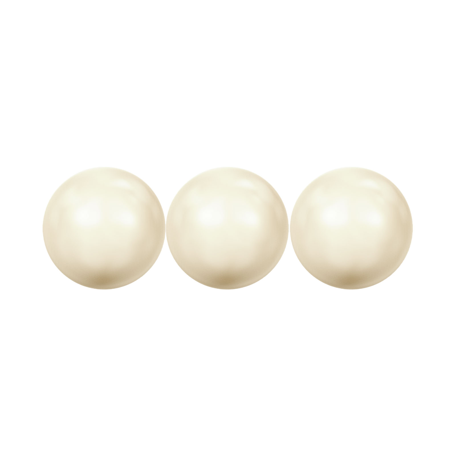 runde perlen (5810) creamrose light 6mm | 20st