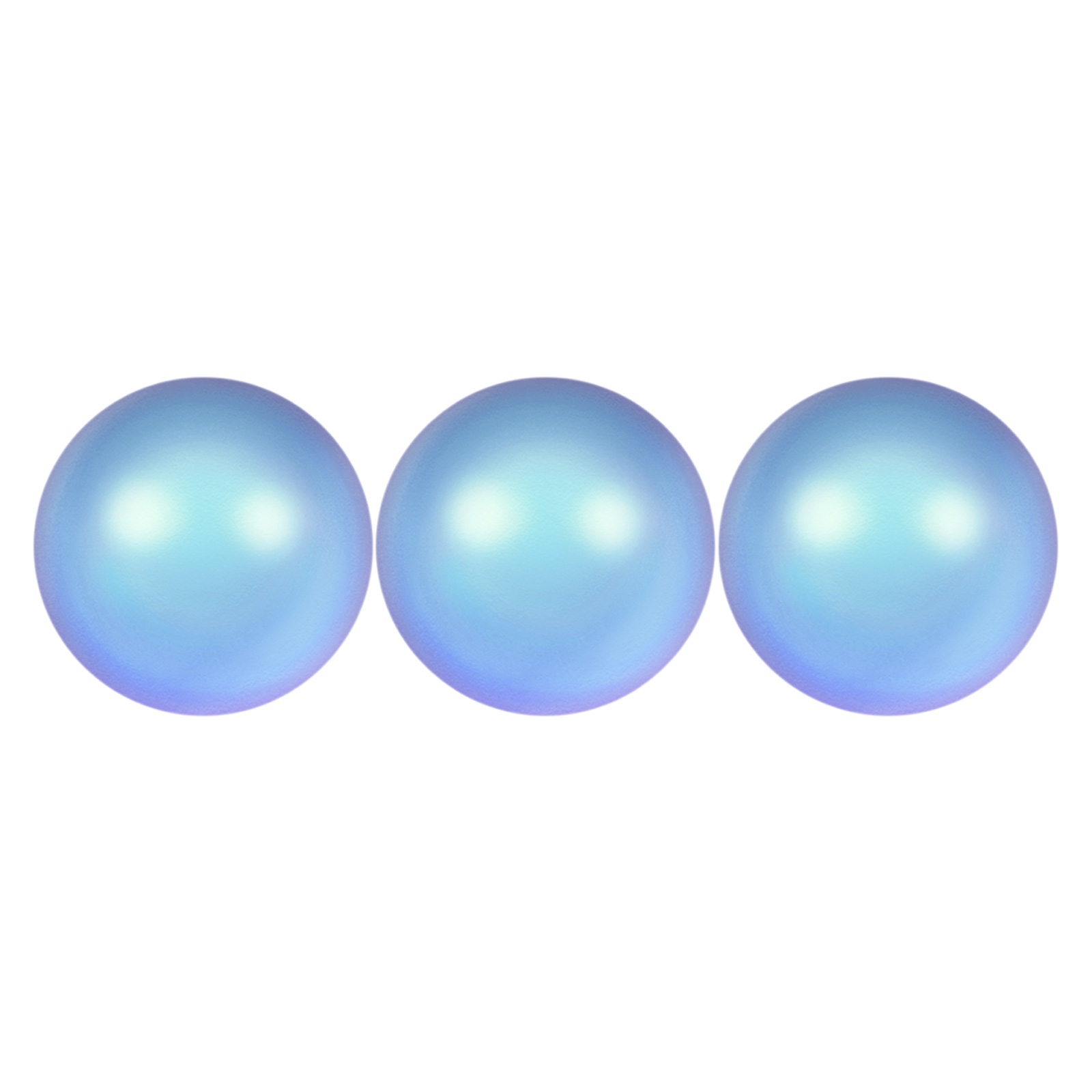round pearl (5810) iridiscent light blue pearl 10mm | 5pc