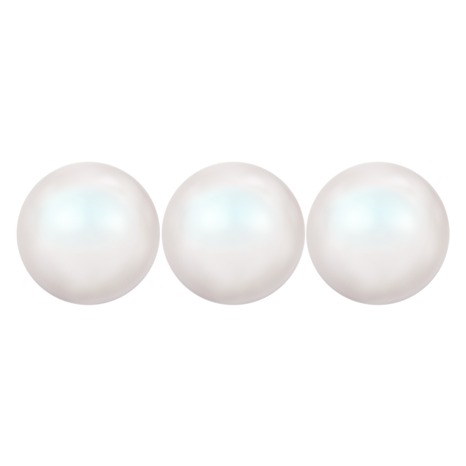 runde perlen (5810) pearlescent white 10mm | 5st