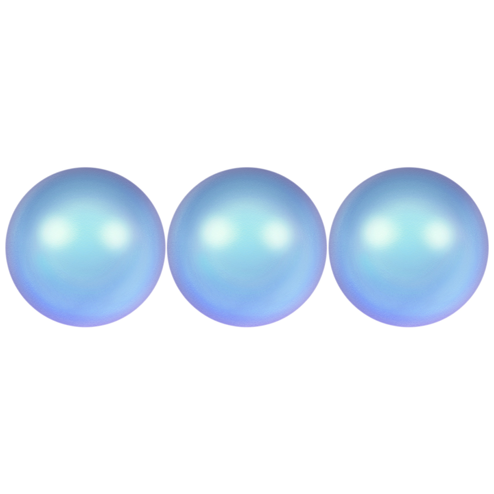round pearl (5810) iridiscent light blue pearl 12mm | 4pc