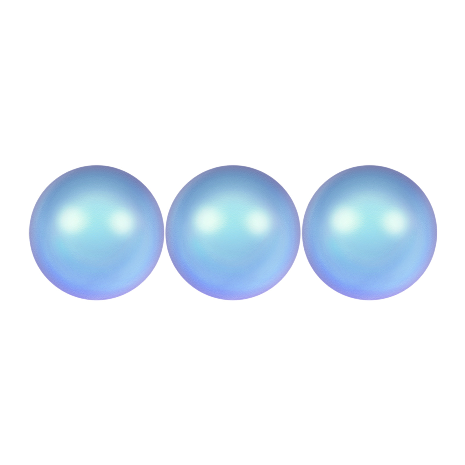 round pearl (5810) iridiscent light blue pearl 8mm | 10pc
