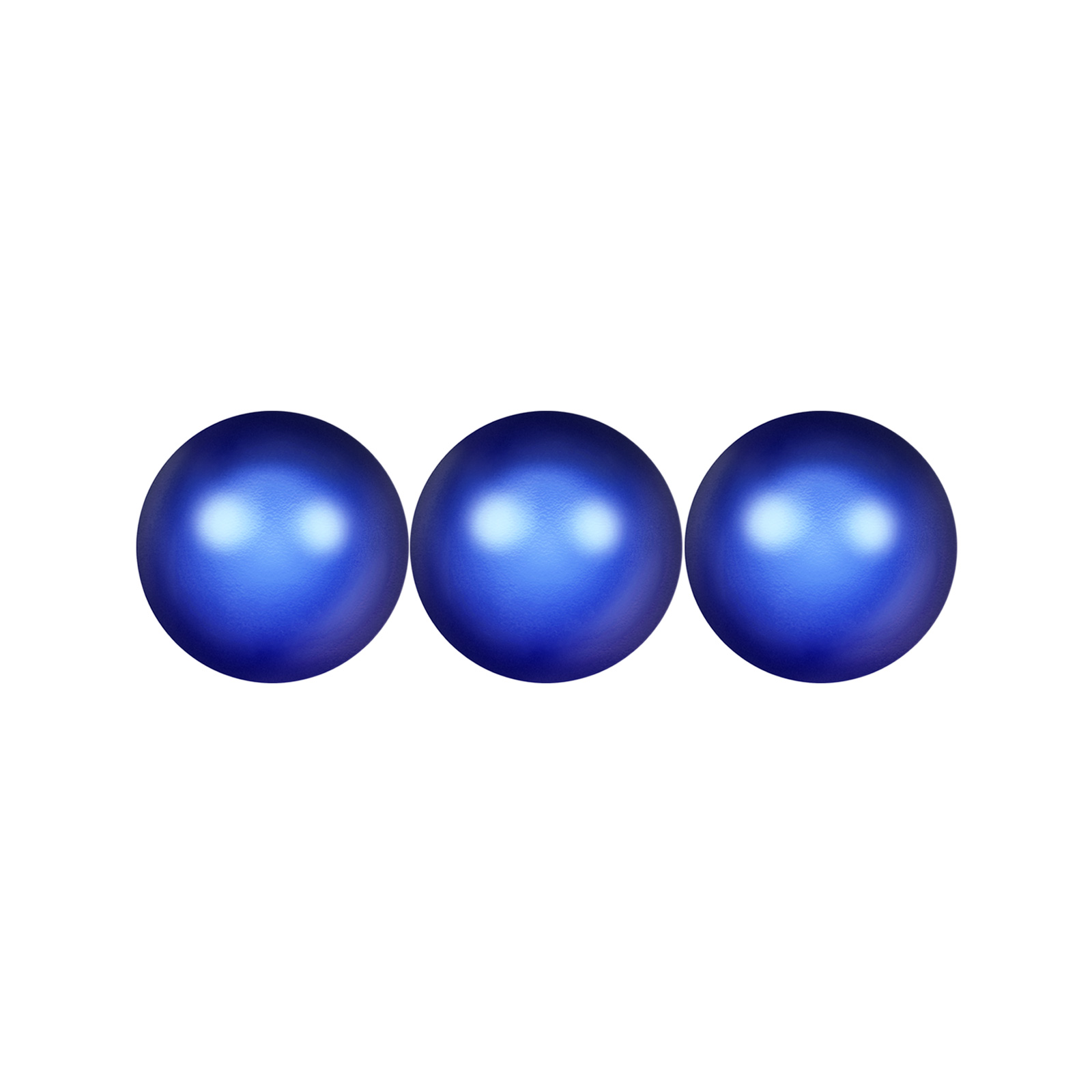 round pearl (5810) iridiscent dark blue pearl 4mm | 20pc