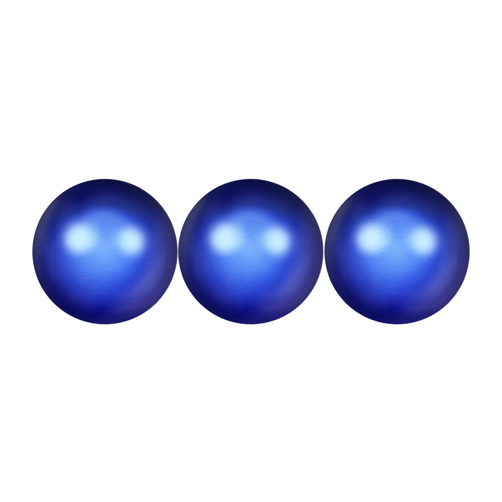 round pearl (5810) iridiscent dark blue pearl 8mm | 10pc