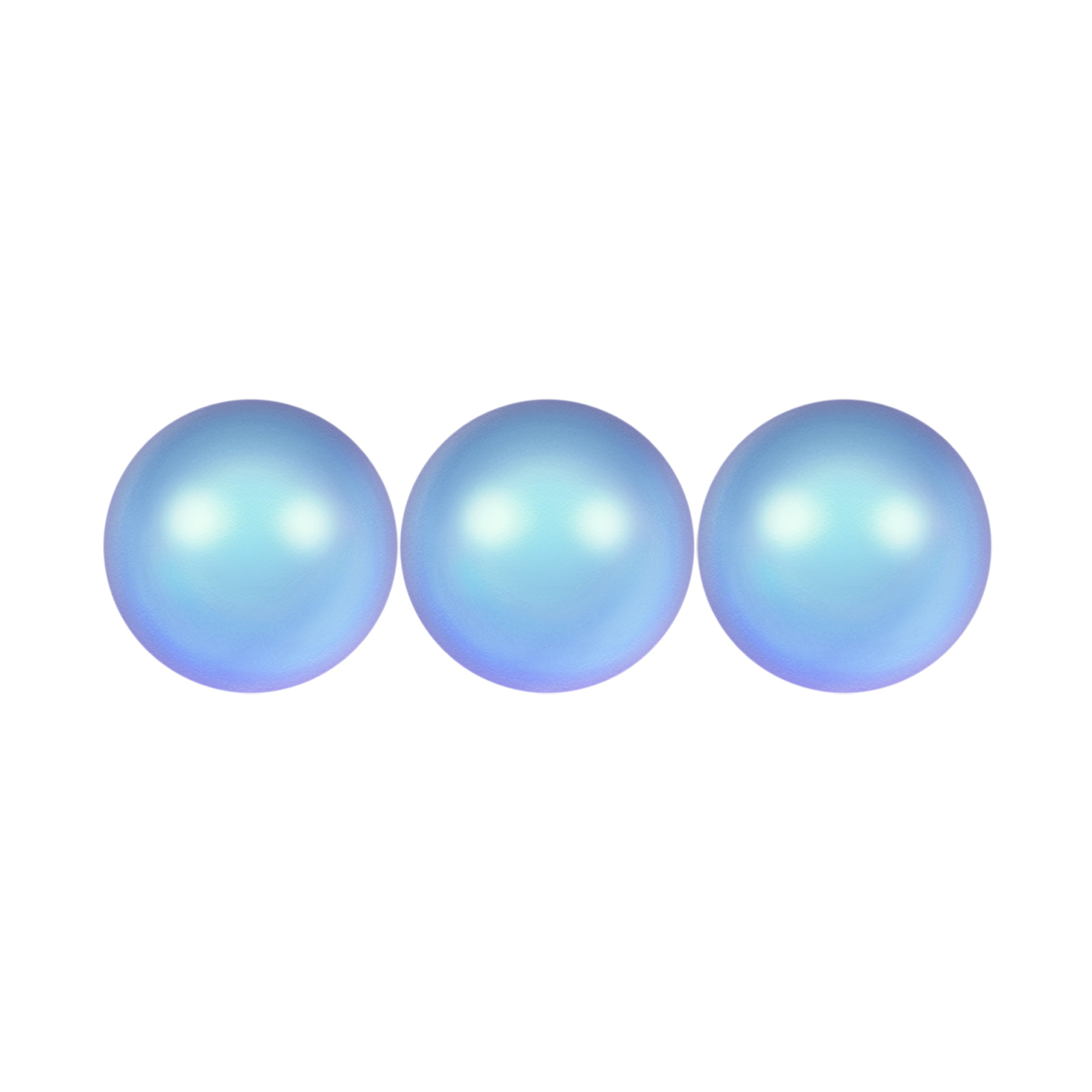 round pearl (5810) iridiscent light blue pearl 6mm | 20pc