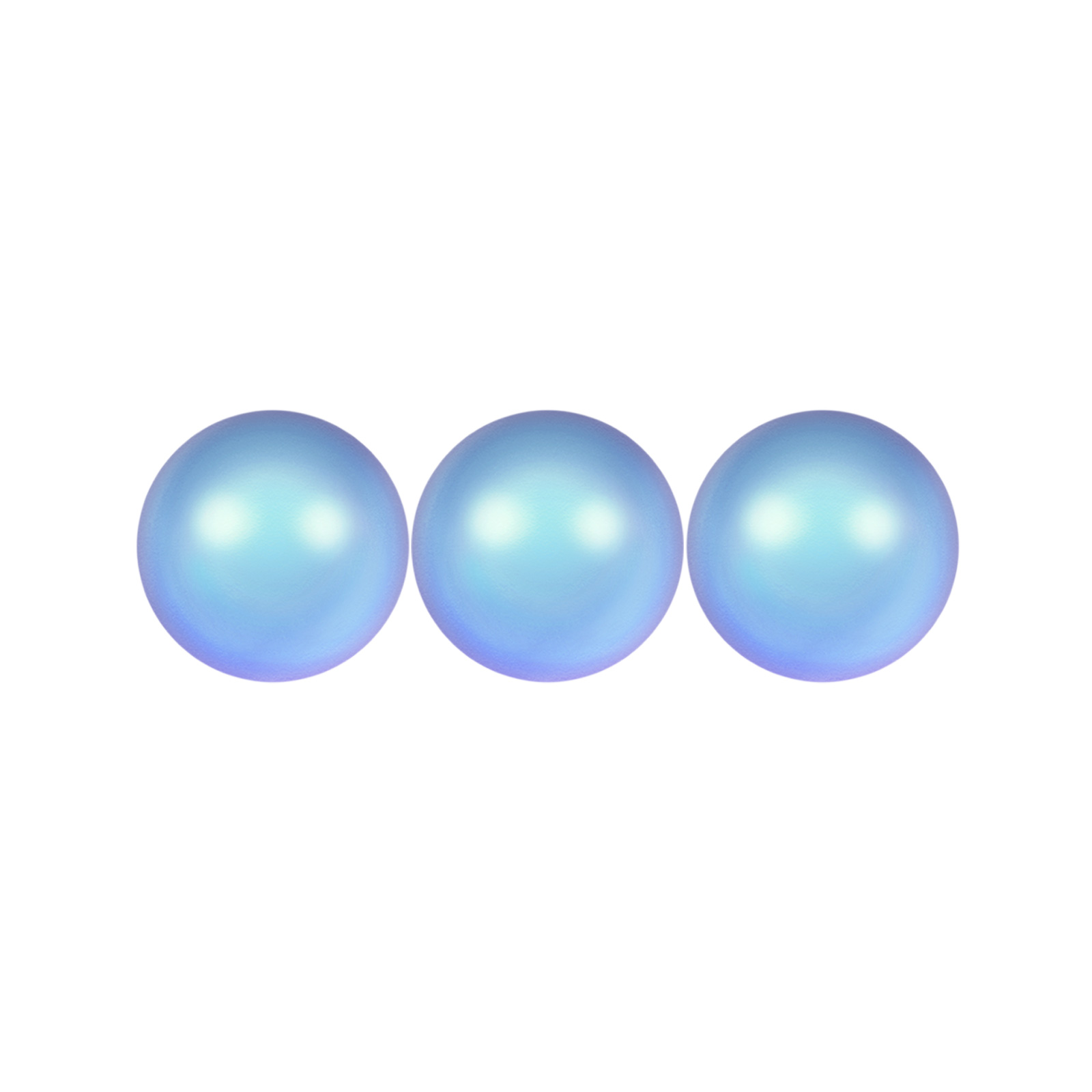 round pearl (5810) iridiscent light blue pearl 4mm | 20pc