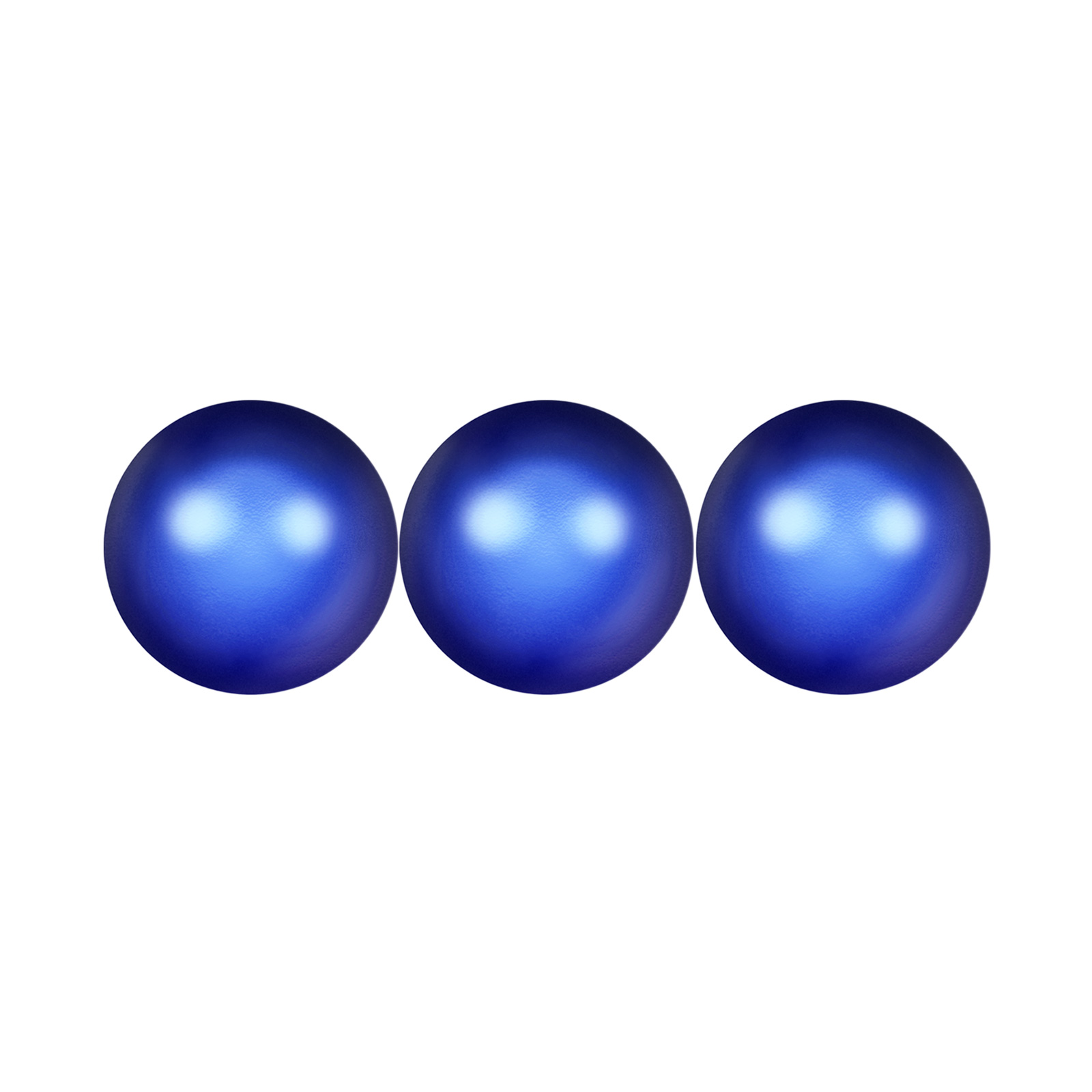 round pearl (5810) iridiscent dark blue pearl 6mm | 20pc