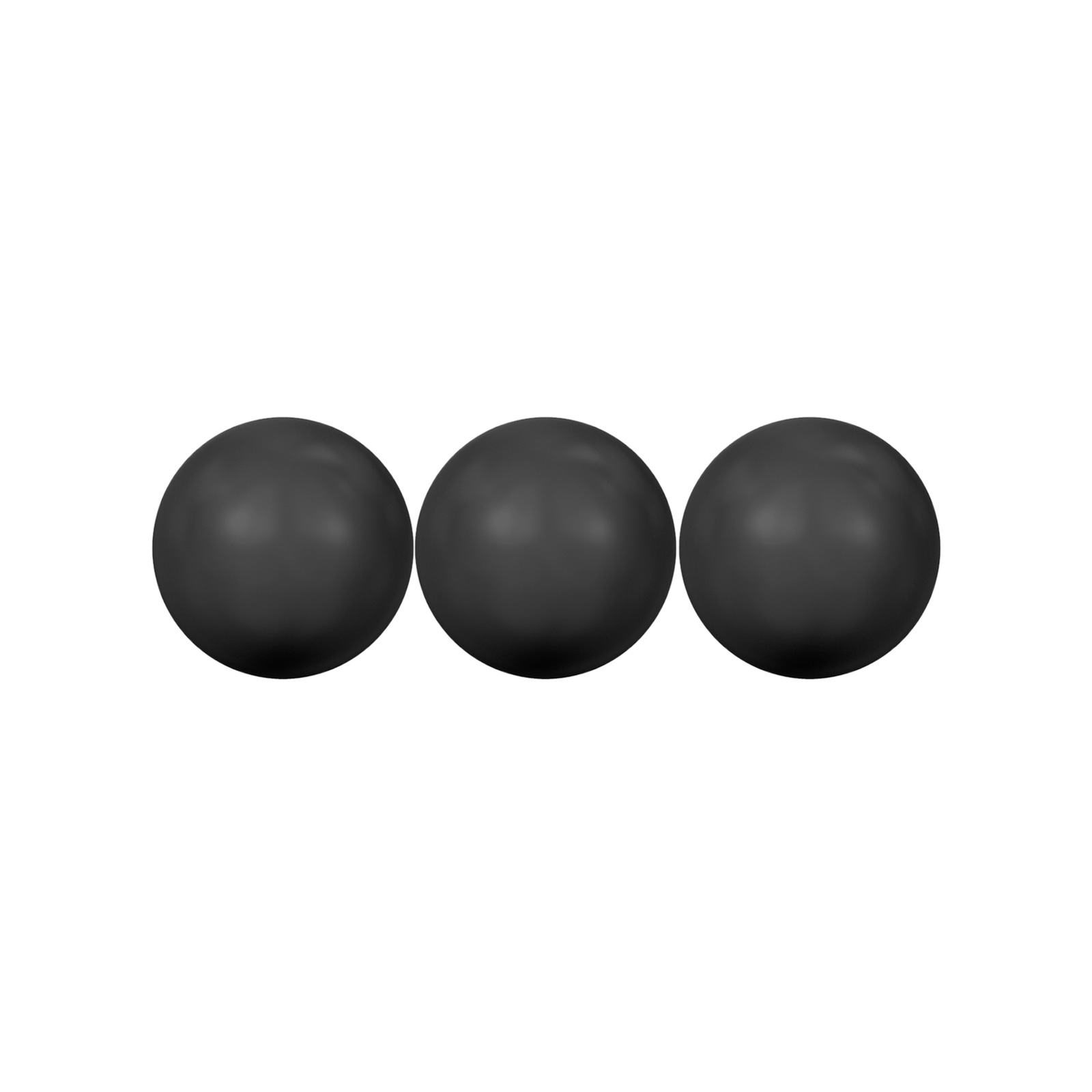round pearl (5810) mystick black 3mm | 40pc