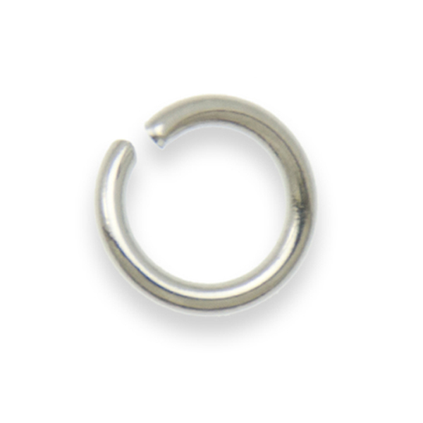 biegeringe rhodium versilbert 10mm - wire 1,5mm | 50st