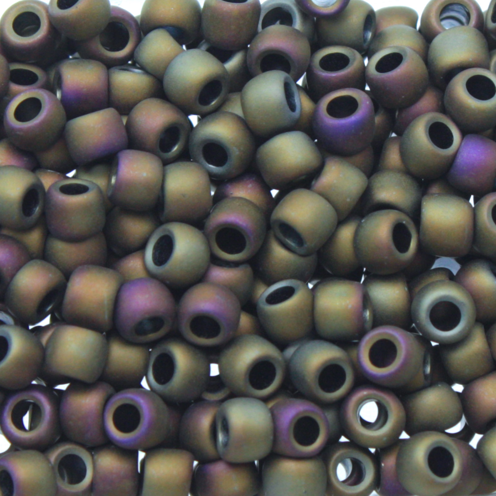 rocaille toho seed beads 6/0 matte color iris brown (614) | 10gr
