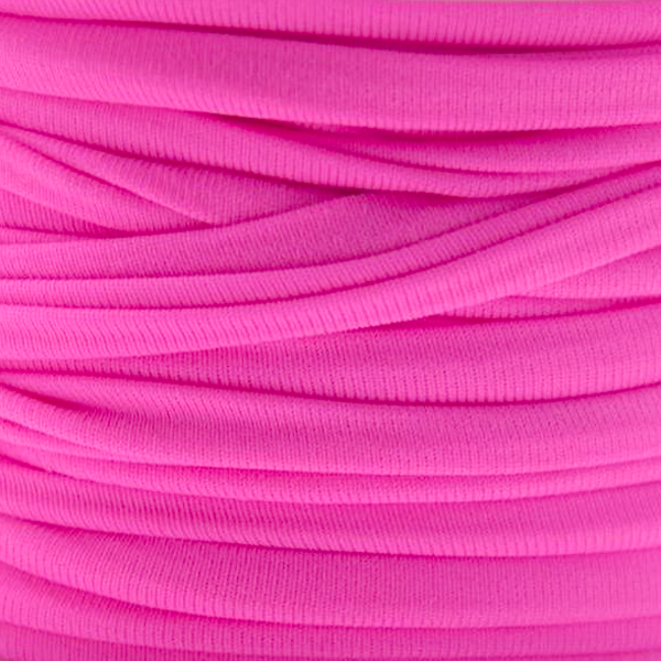 lycra elastic cord fluo pink 5mm | 1mt