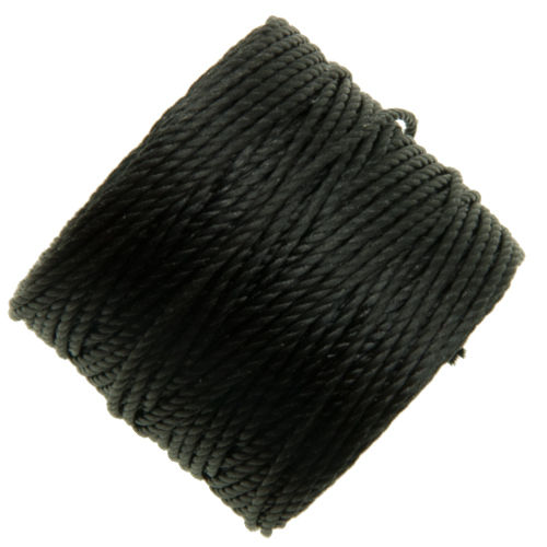 super-lon tex 400 cord black - size 0,90mm - 32mt spool | 1pc