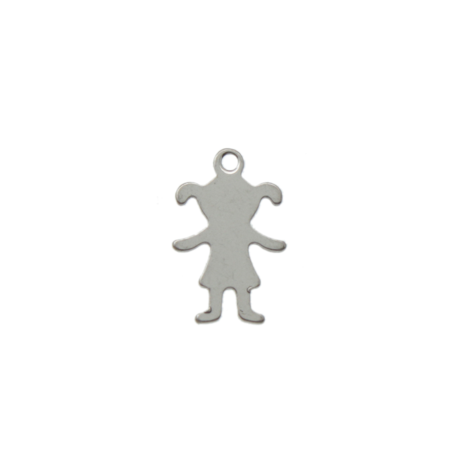 anhänger kind edelstahl 12x10mm | 4st