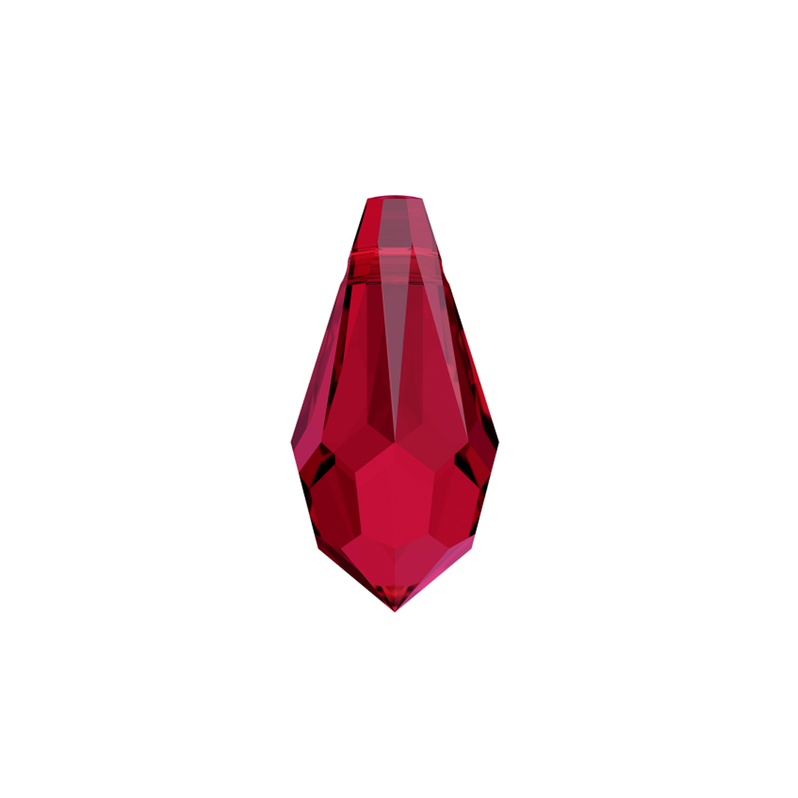 teardrop (6000) scarlet 11x5,5mm | 4pc