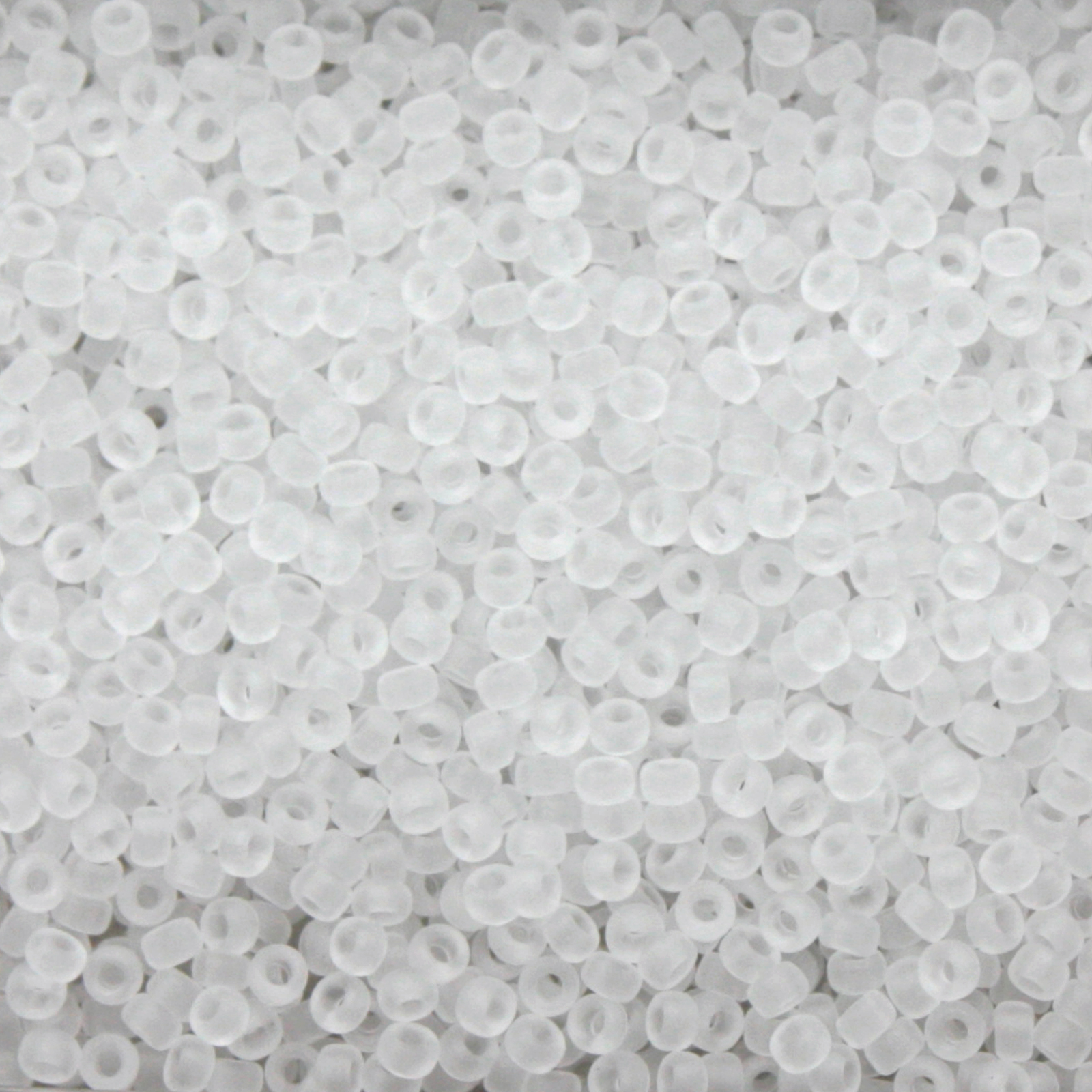 miyuki rocailles 15/0 - matte transparent crystal (131f) | 10gr