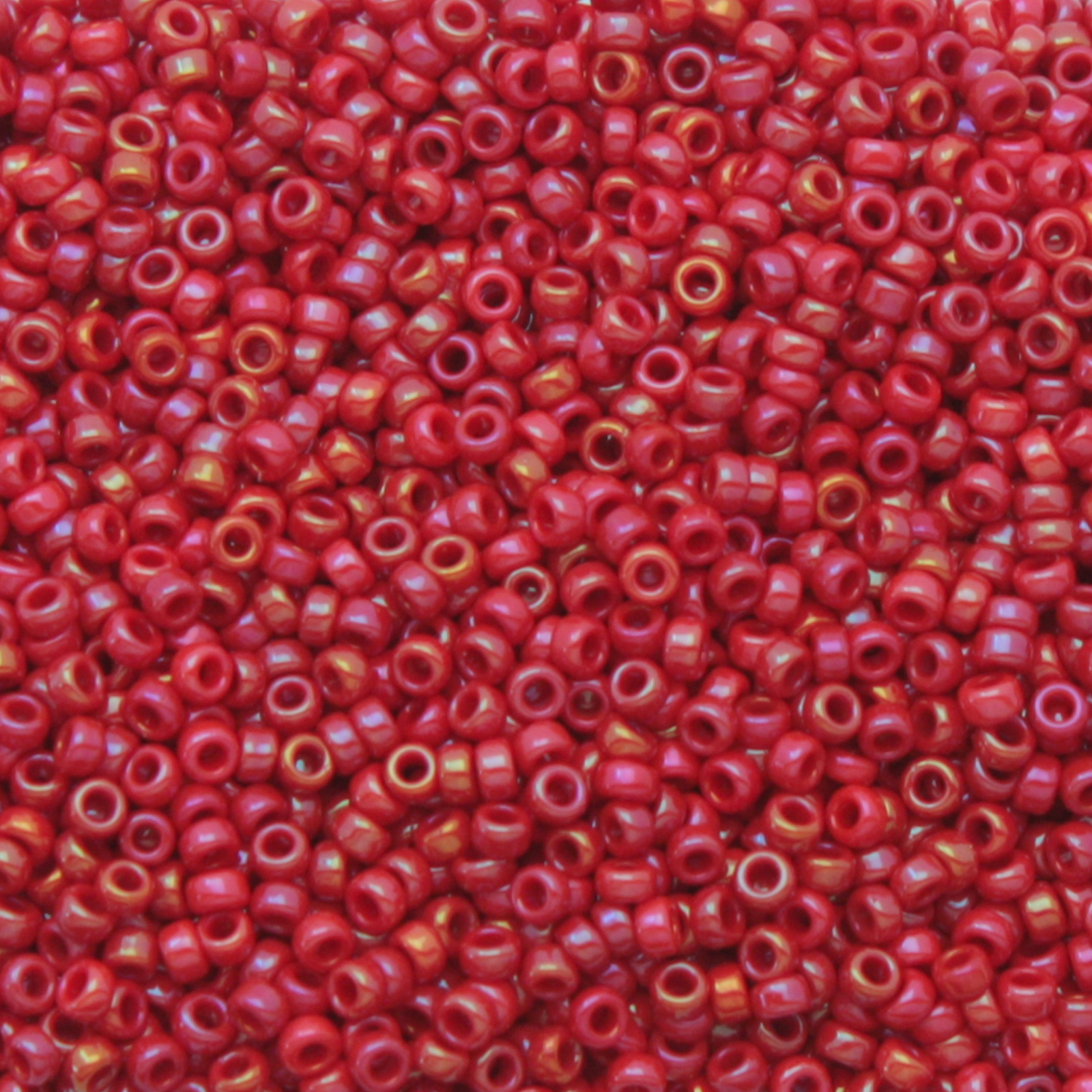 miyuki rocailles 15/0 - opaque red luster (1943) | 10gr