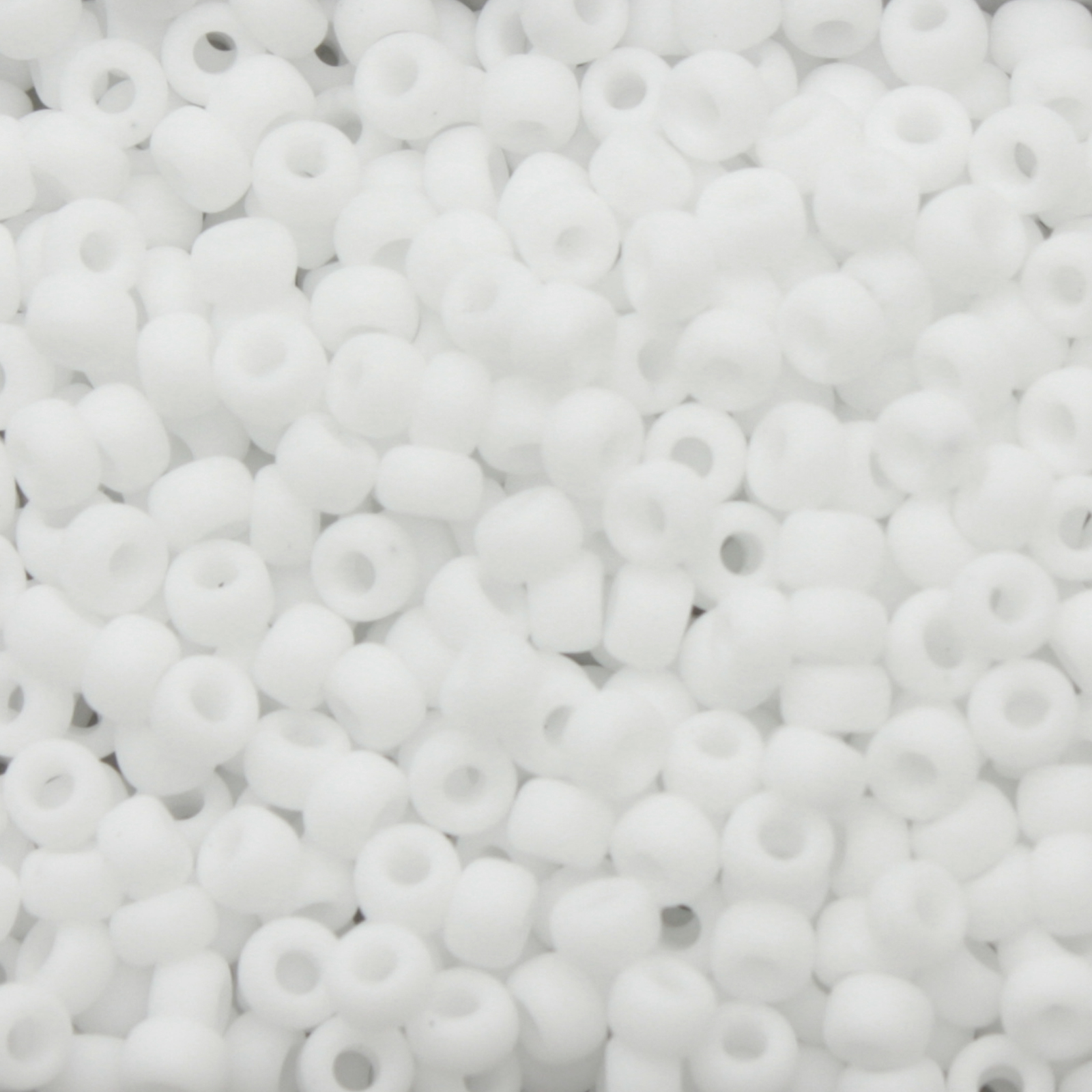 miyuki rocailles 8/0 - matte opaque white (402f) | 10gr