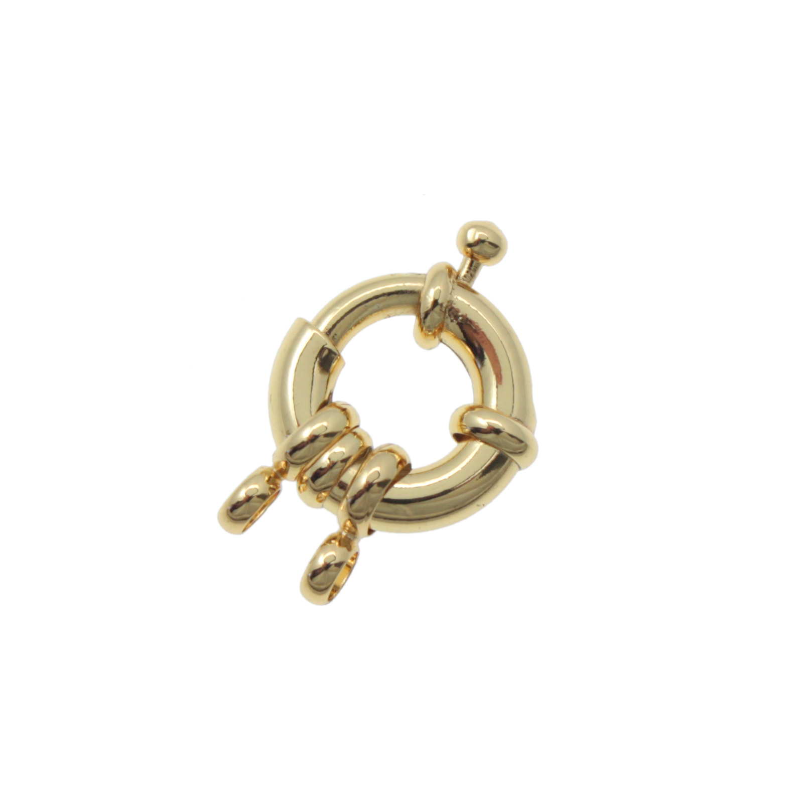 federring verschluss gold special plating 13mm | 1st