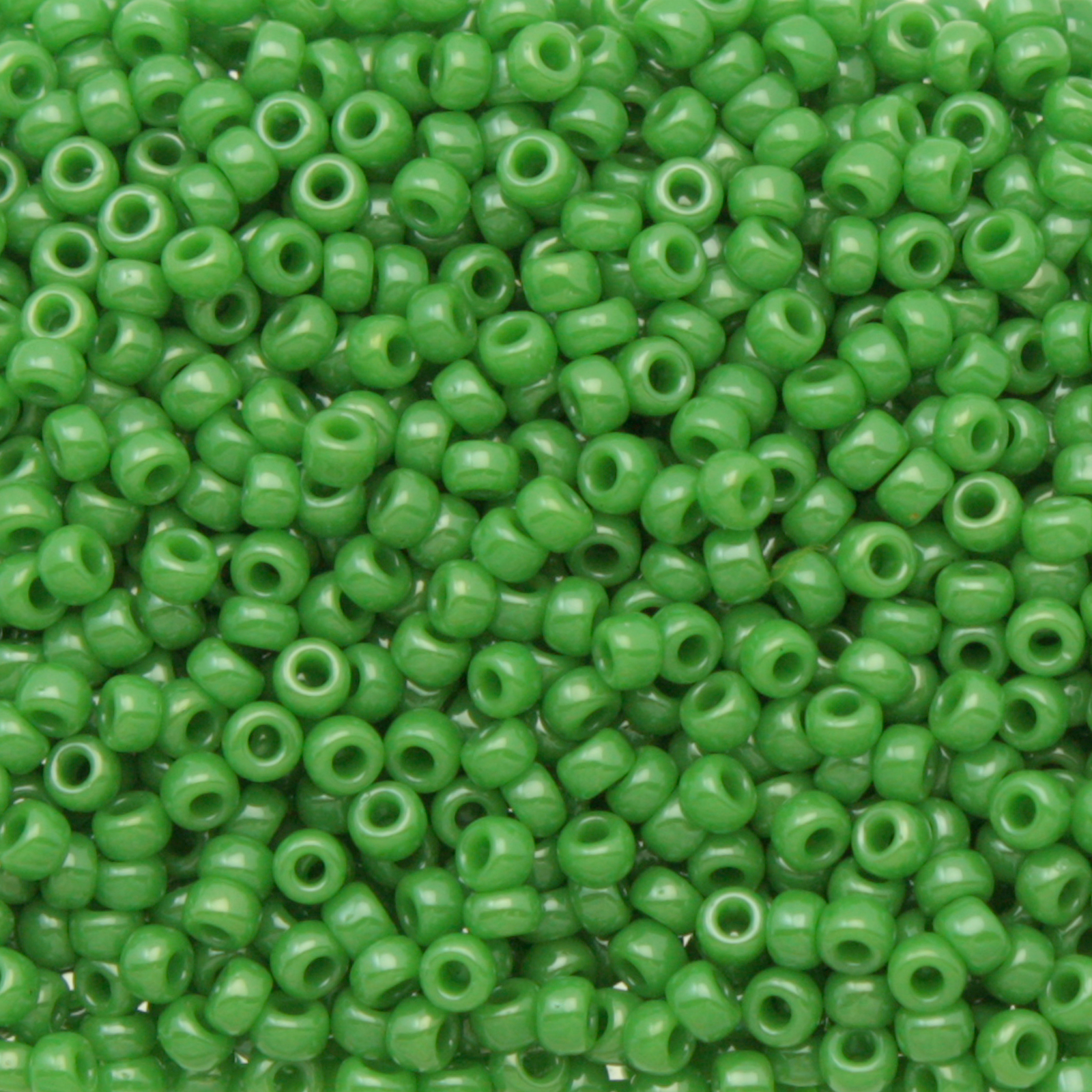miyuki rocailles 11/0 - opaque green luster (431) | 10gr