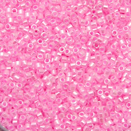 miyuki delica 11/0 - color-lined bubblegum/crystal ceylon | 8gr