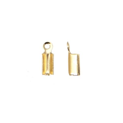 kordelklemmen vergoldet 8x2mm (1,5mm innendurchmesser) | 72st