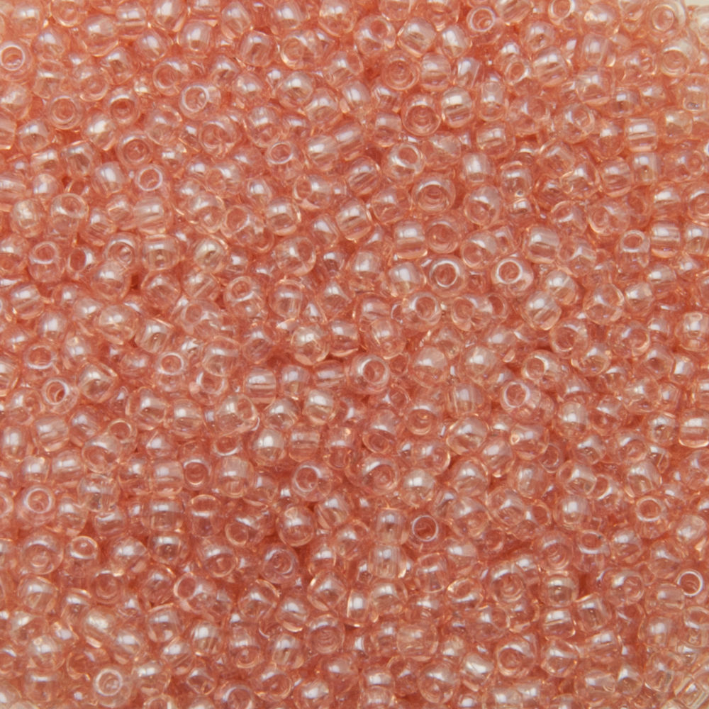 rocaille toho seed beads 11/0 transparent luster rose (290) | 10gr