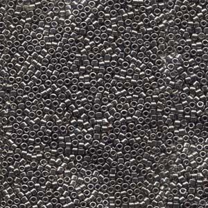 miyuki delica 10/0 - metallic dark nickel silver | 8gr