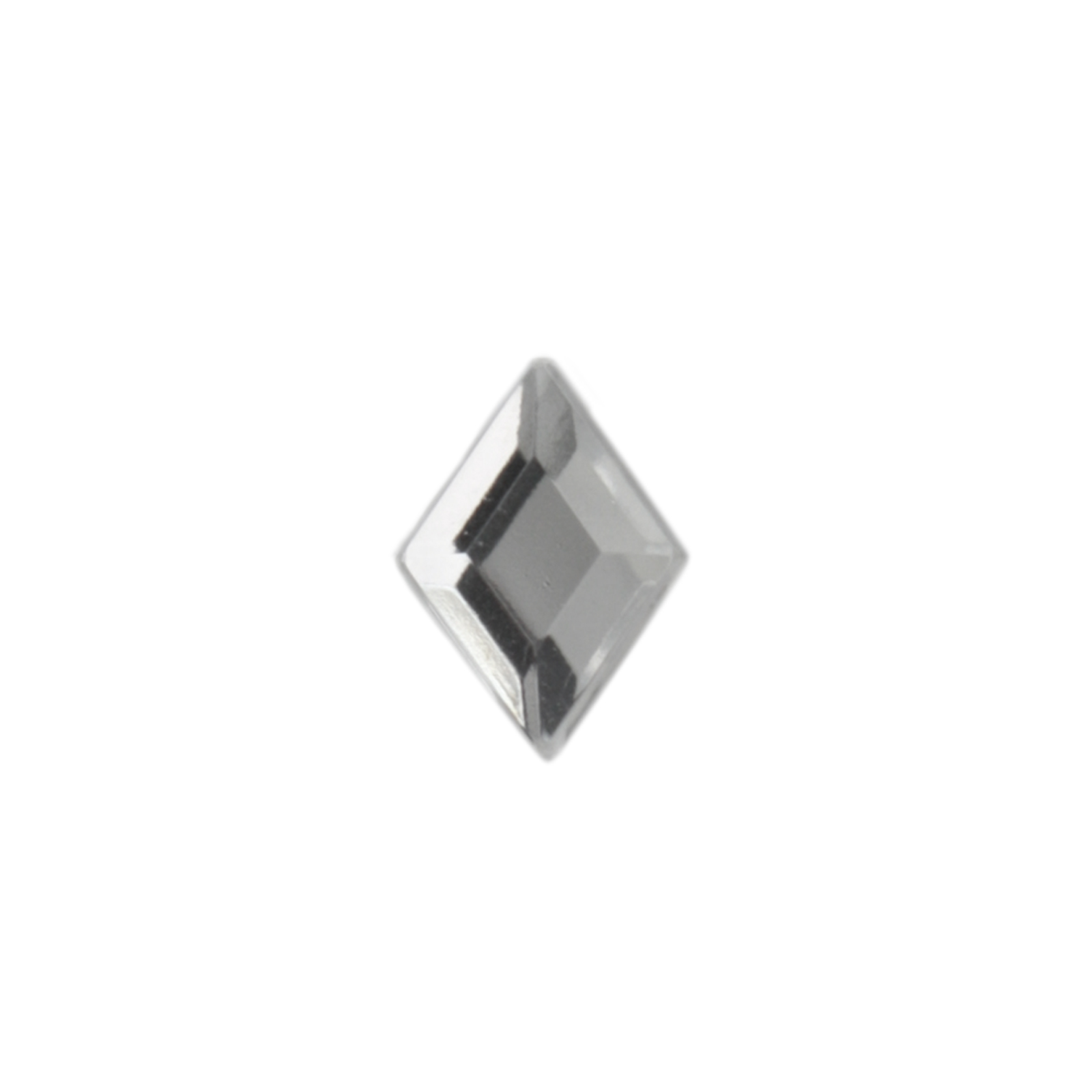 harz cabochon crystal facettiertes rhombus 10x7mm | 10st